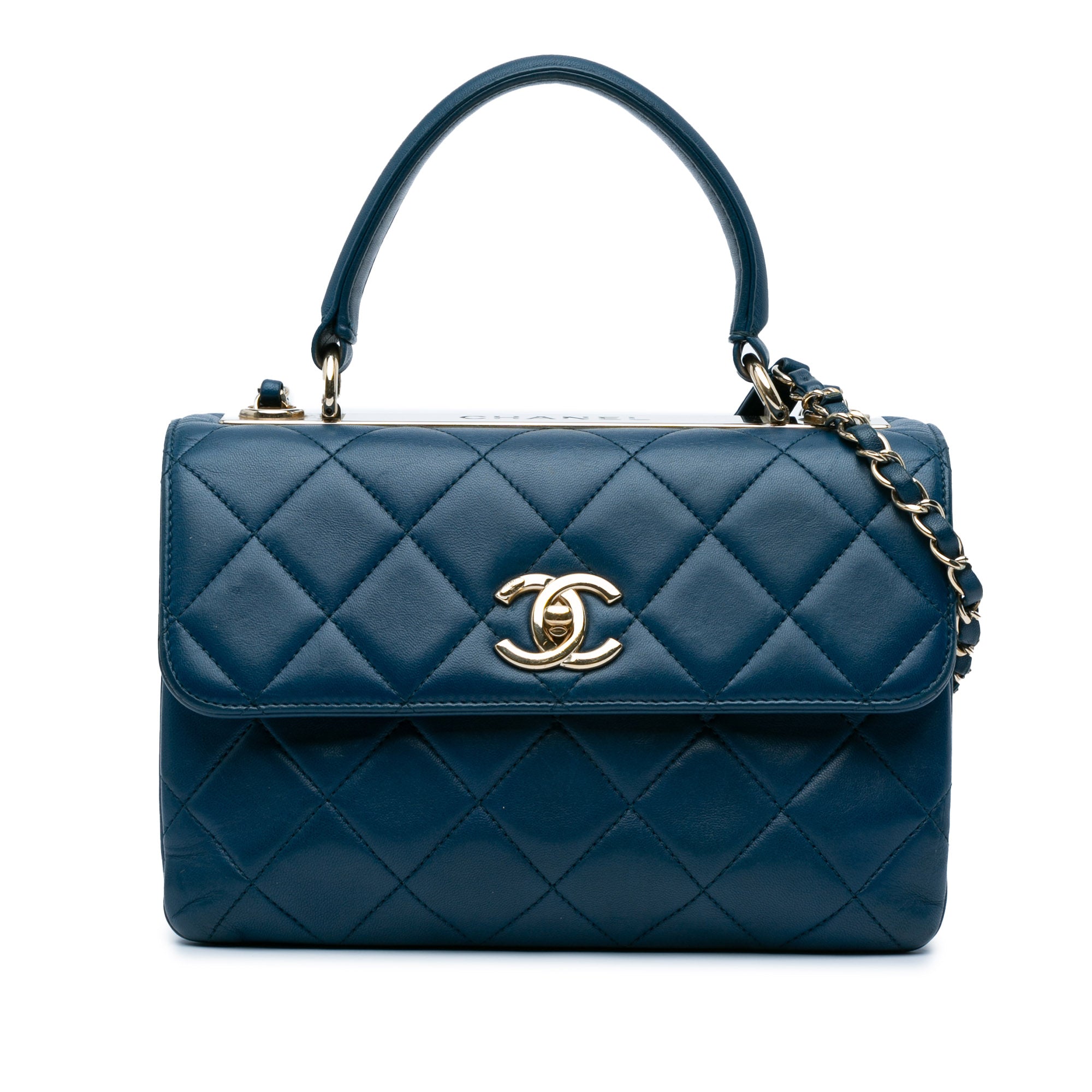 Chanel Small Quilted Lambskin Trendy CC Top Handle Flap - image 1