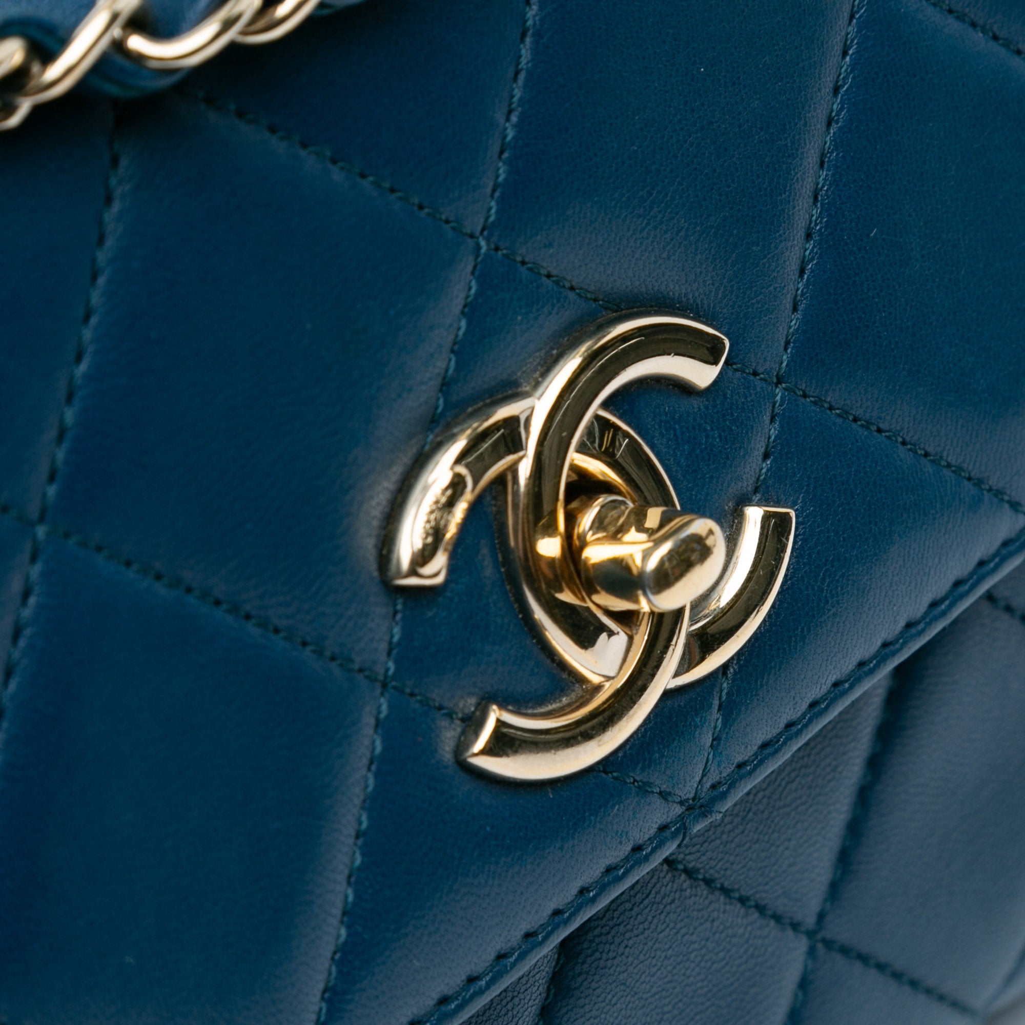 Chanel Small Quilted Lambskin Trendy CC Top Handle Flap - image 10