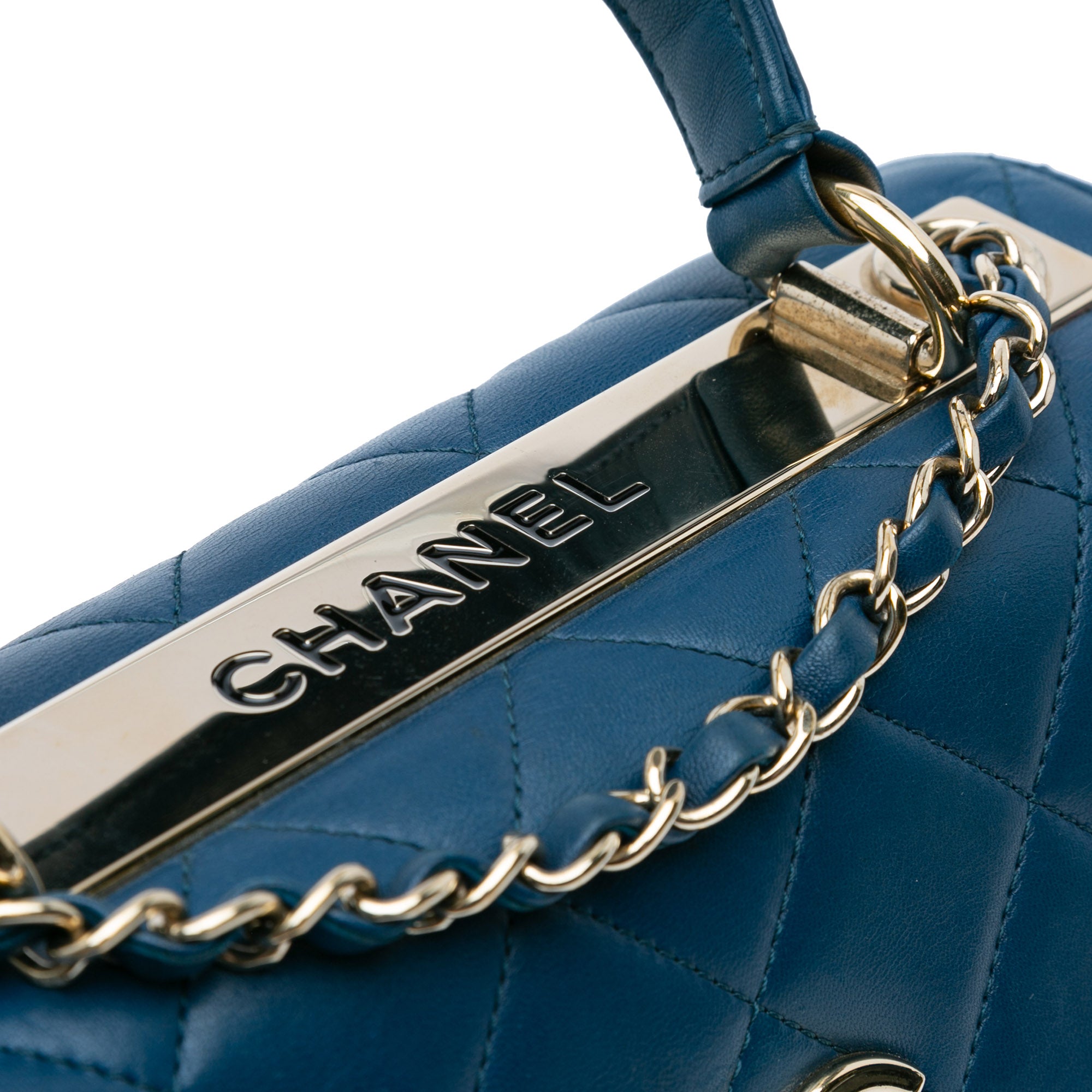 Chanel Small Quilted Lambskin Trendy CC Top Handle Flap - image 12