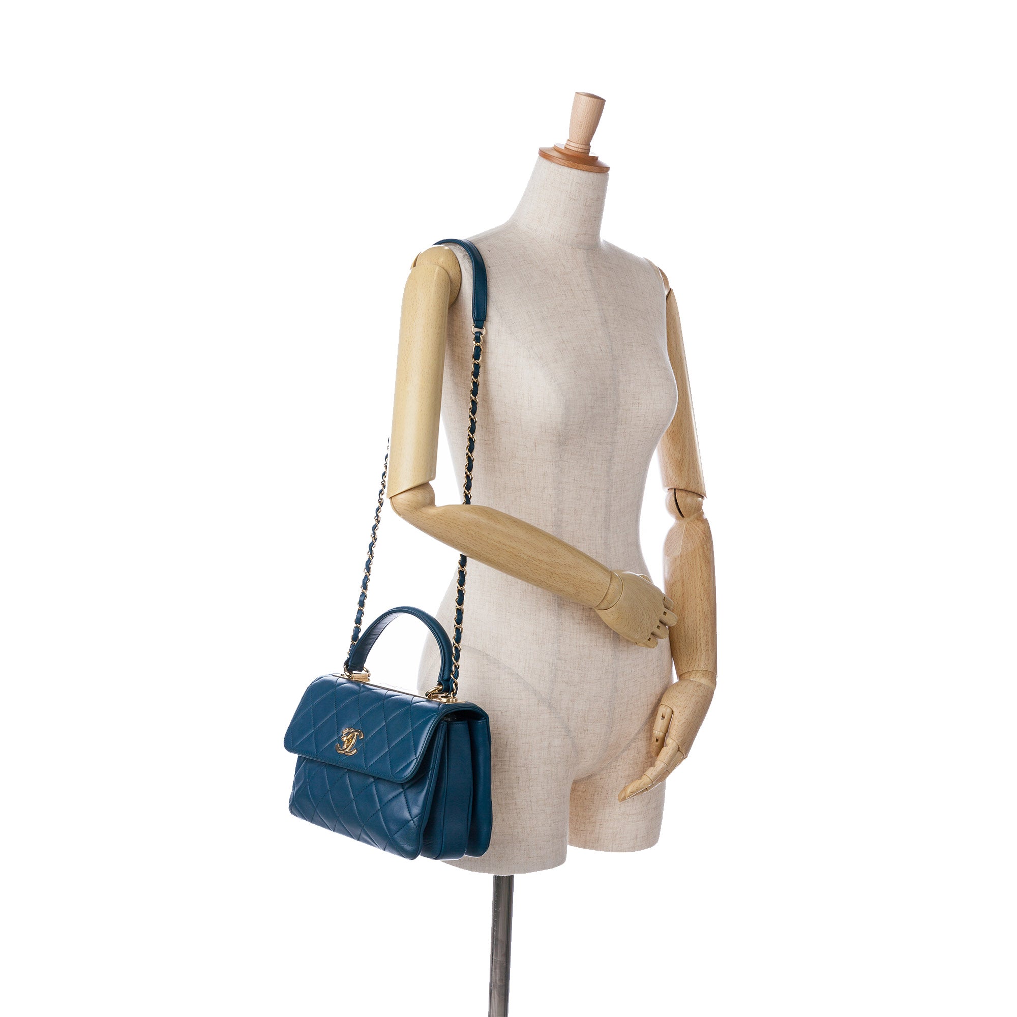 Chanel Small Quilted Lambskin Trendy CC Top Handle Flap - image 13