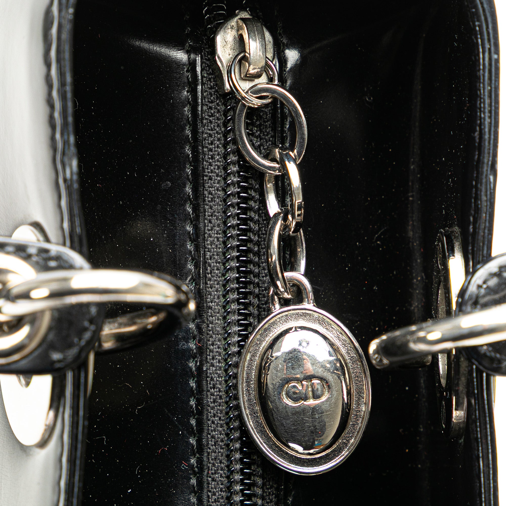 Dior Medium Patent Lady Dior - image 9