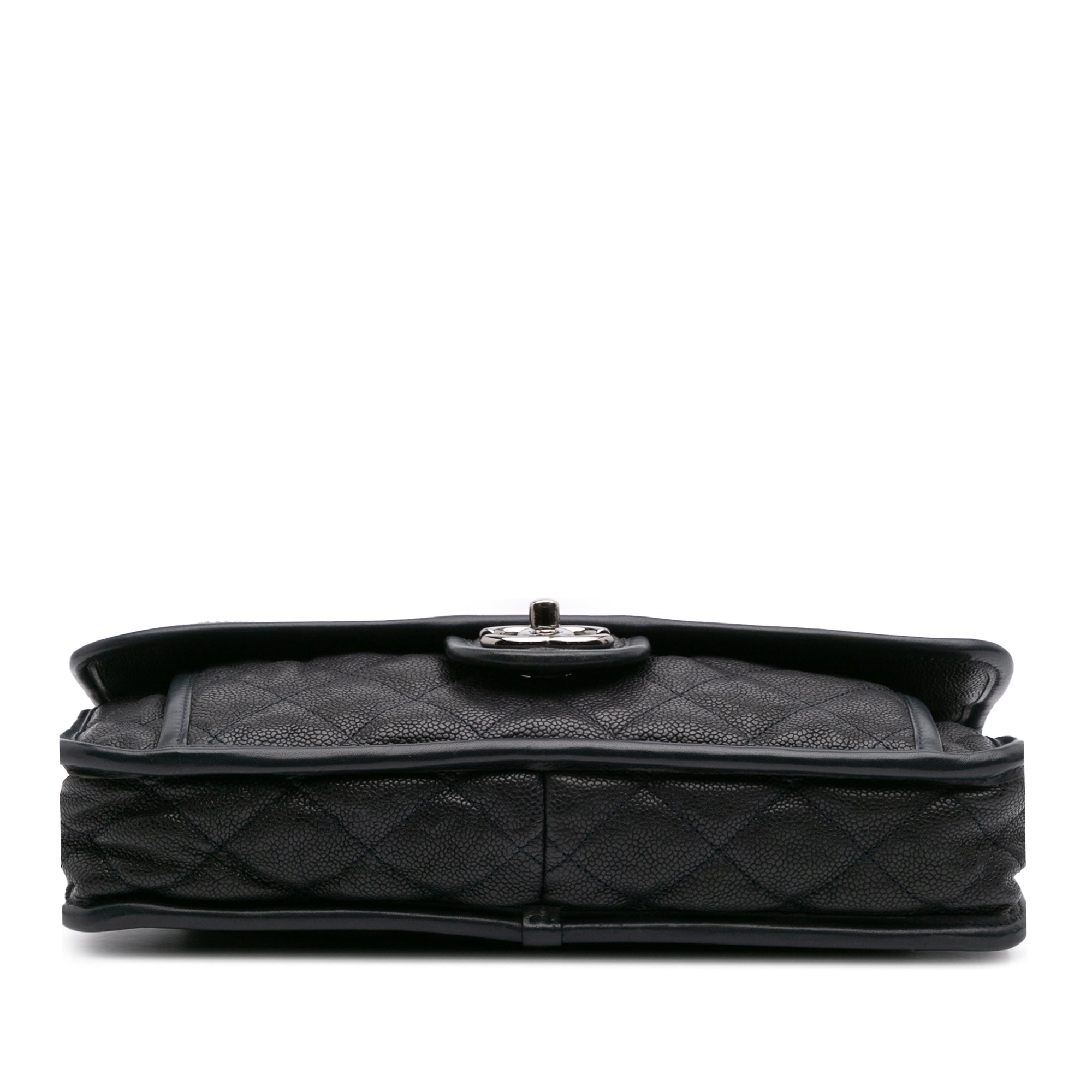 Chanel Medium Quilted Calfskin French Riviera Flap - image 3