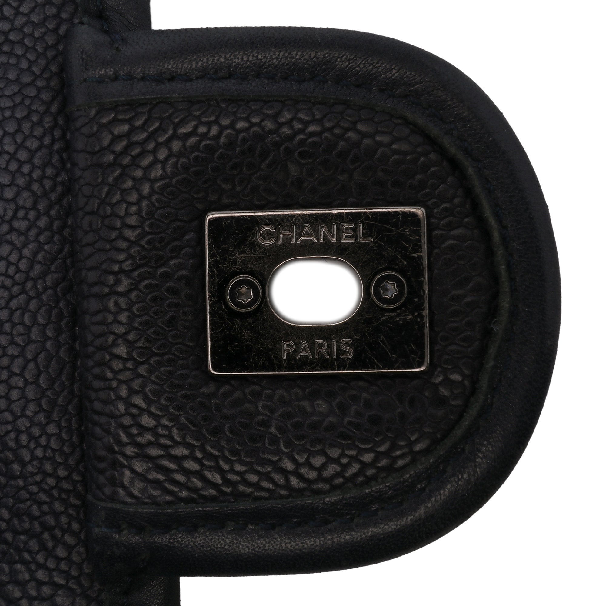 Chanel Medium Quilted Calfskin French Riviera Flap - image 8