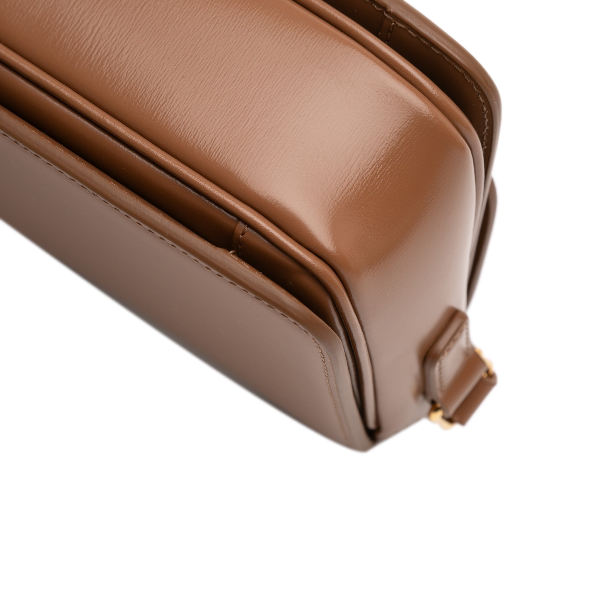 Celine Teen Shiny Calfskin Triomphe Crossbody - image 7