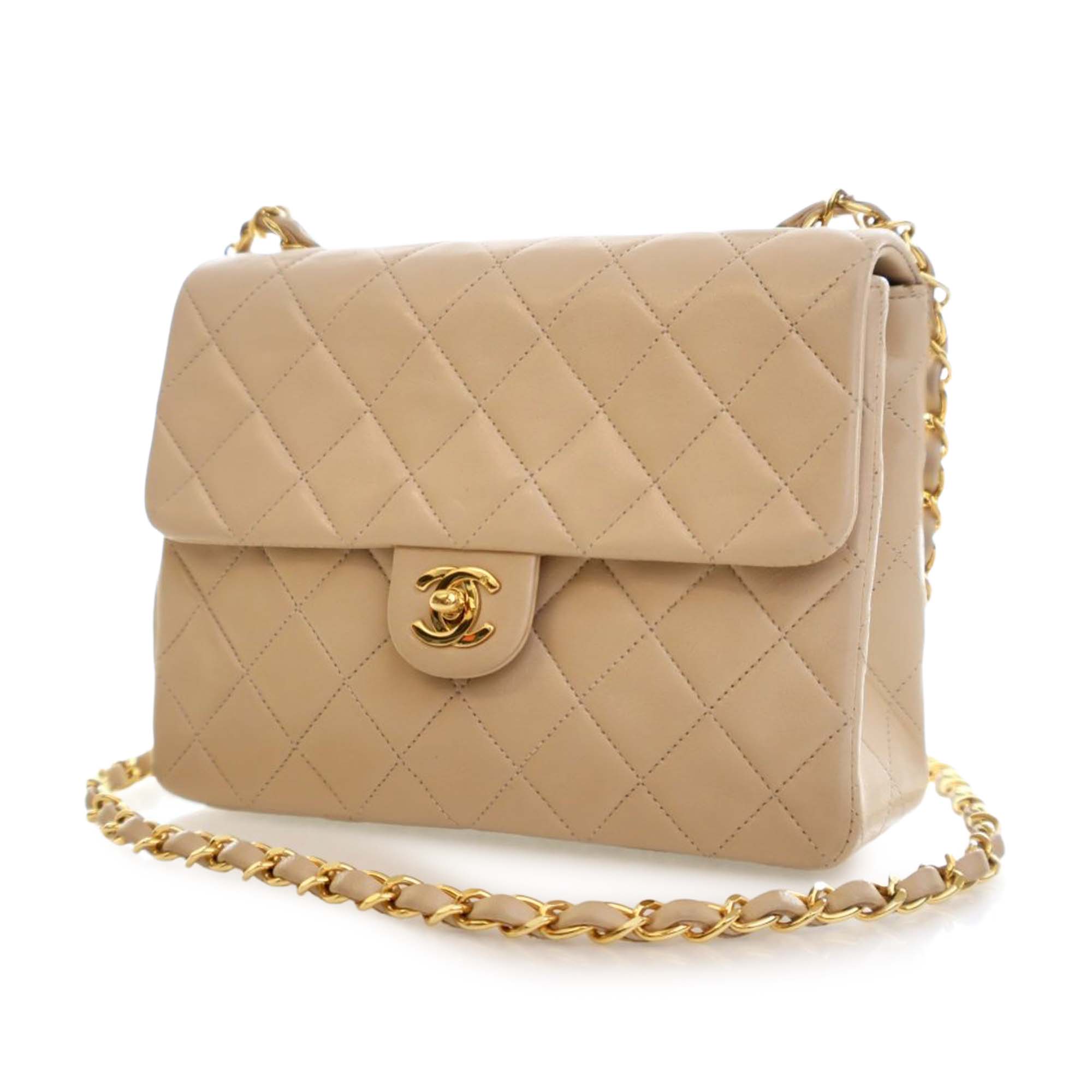 Chanel Small Square Quilted Lambskin Flap - image 2