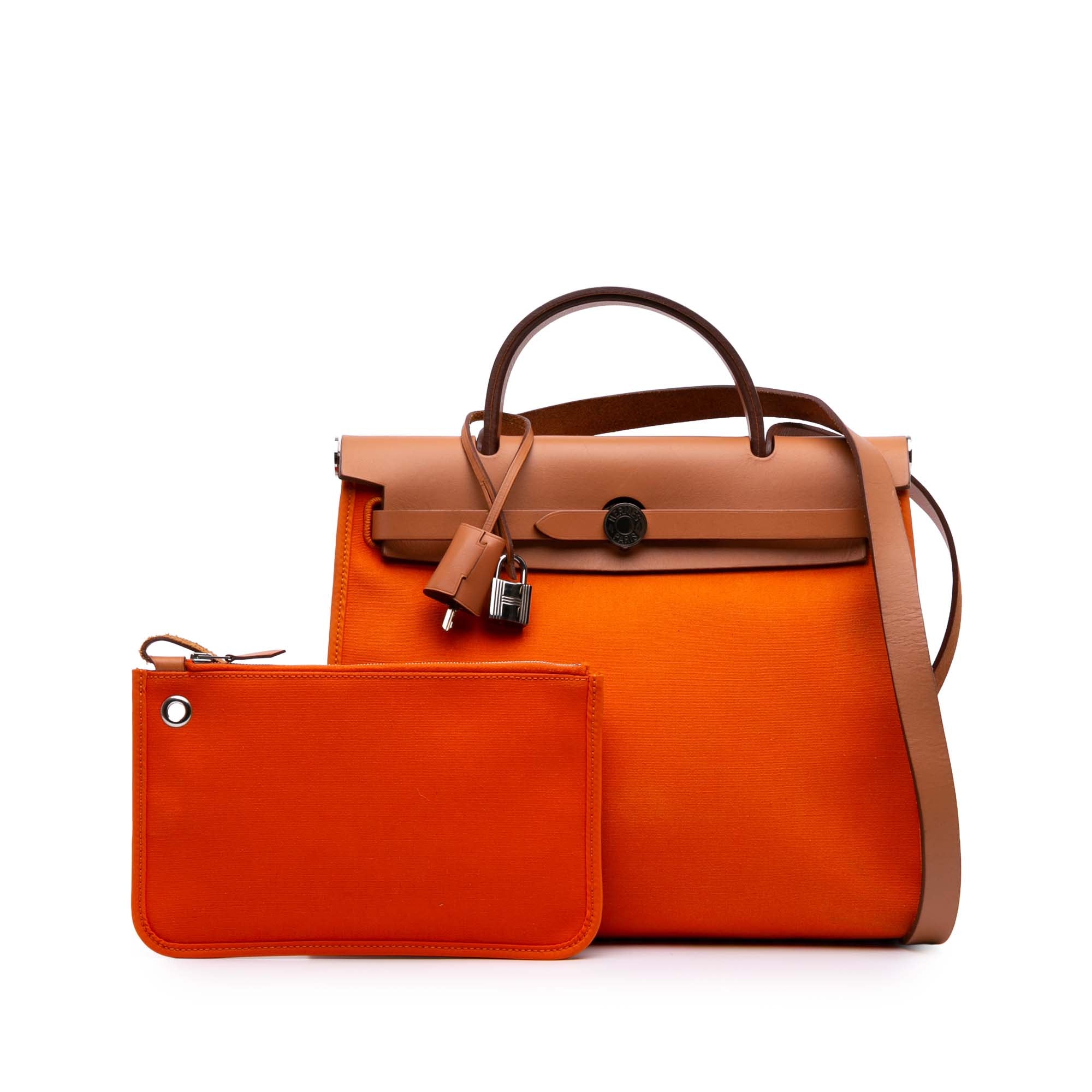 Hermès Toile Herbag Zip 31 - image 8