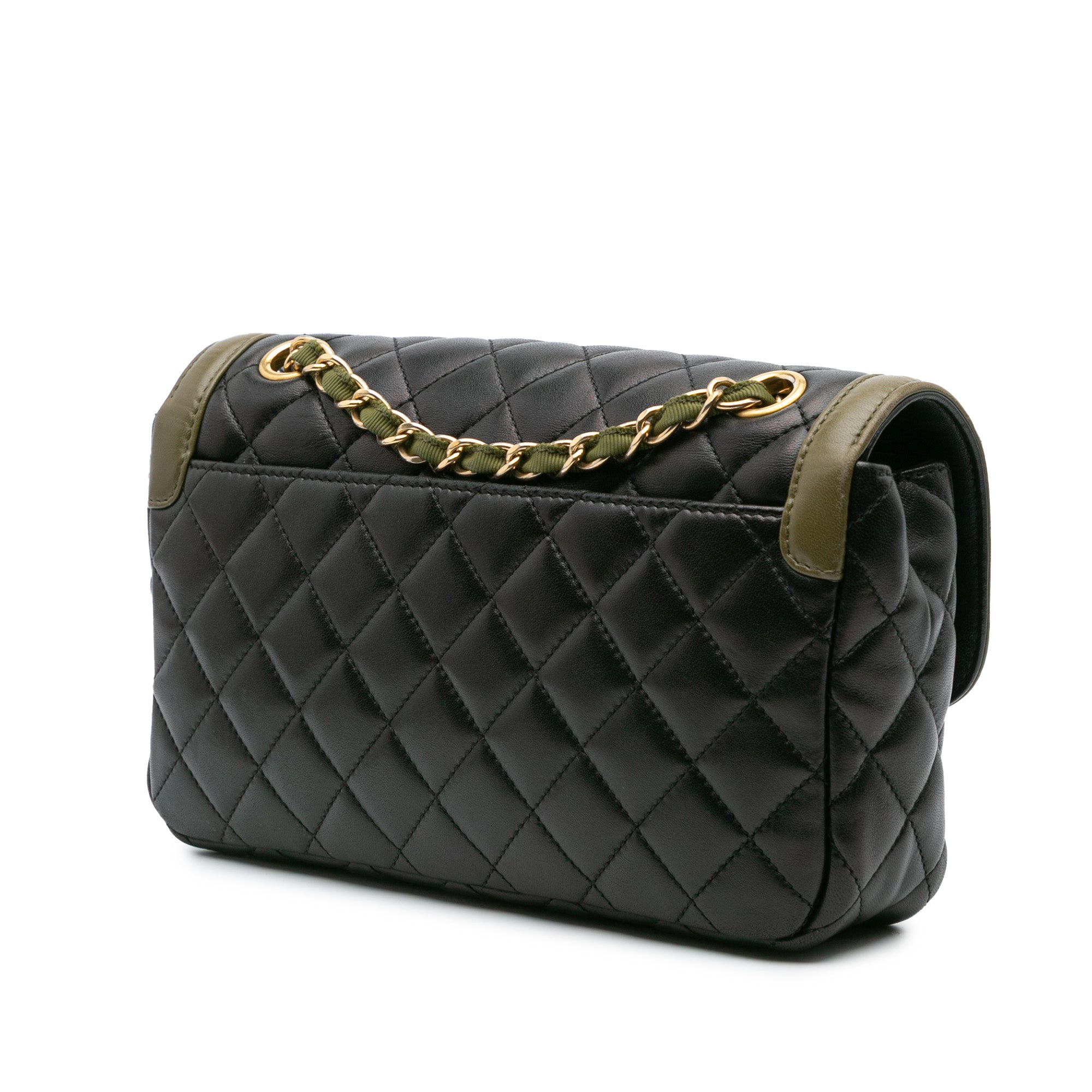 Chanel Small Quilted Lambskin Two-Tone Day Flap - image 2