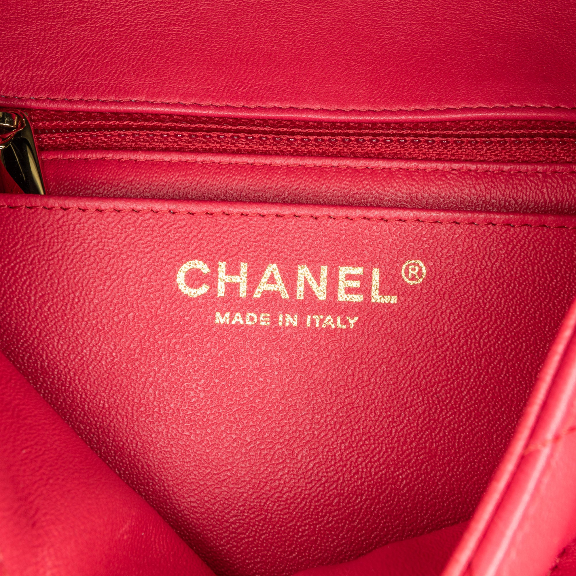 Chanel Mini Square Classic Lambskin Single Flap - image 6
