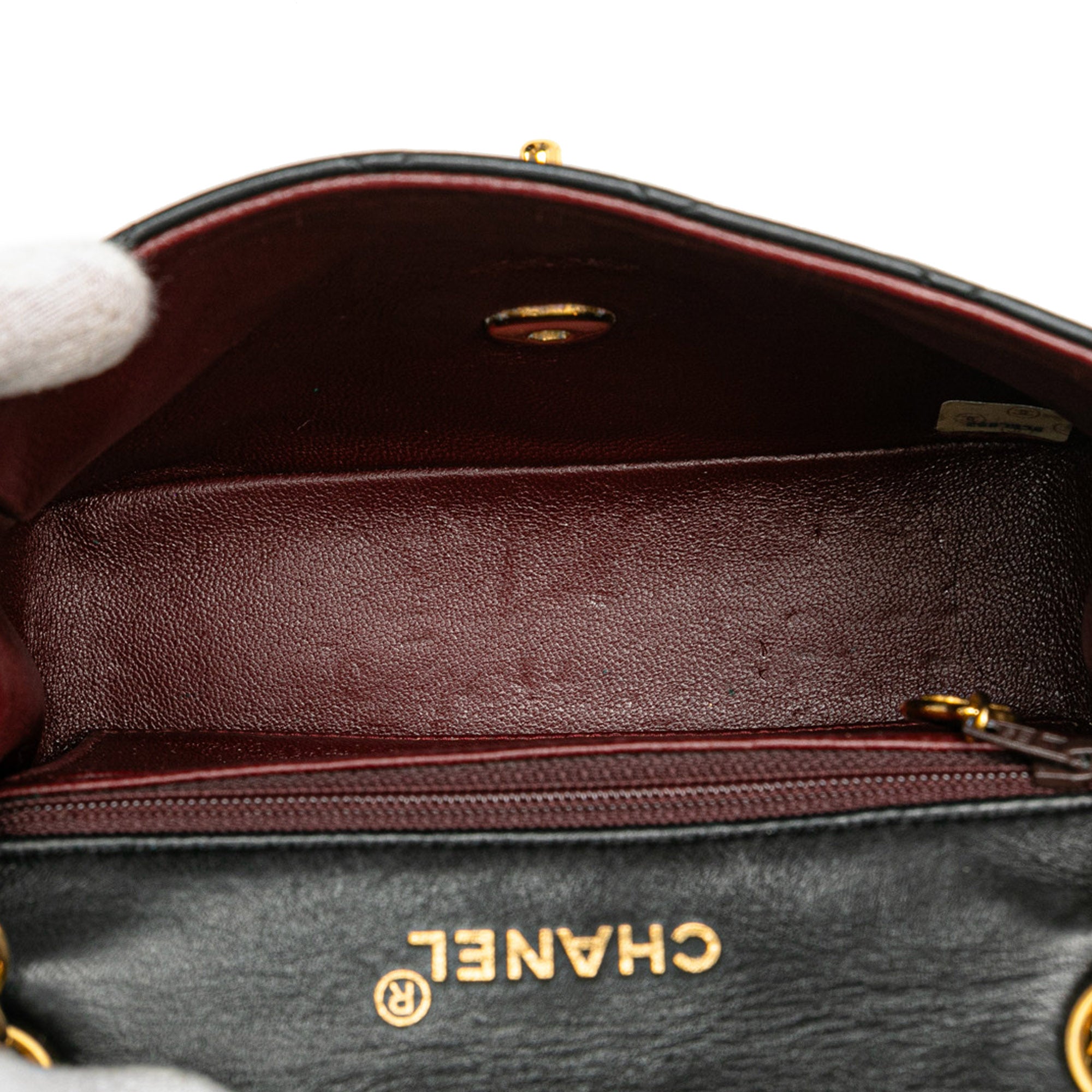 Chanel Small Square Quilted Lambskin Flap - image 4