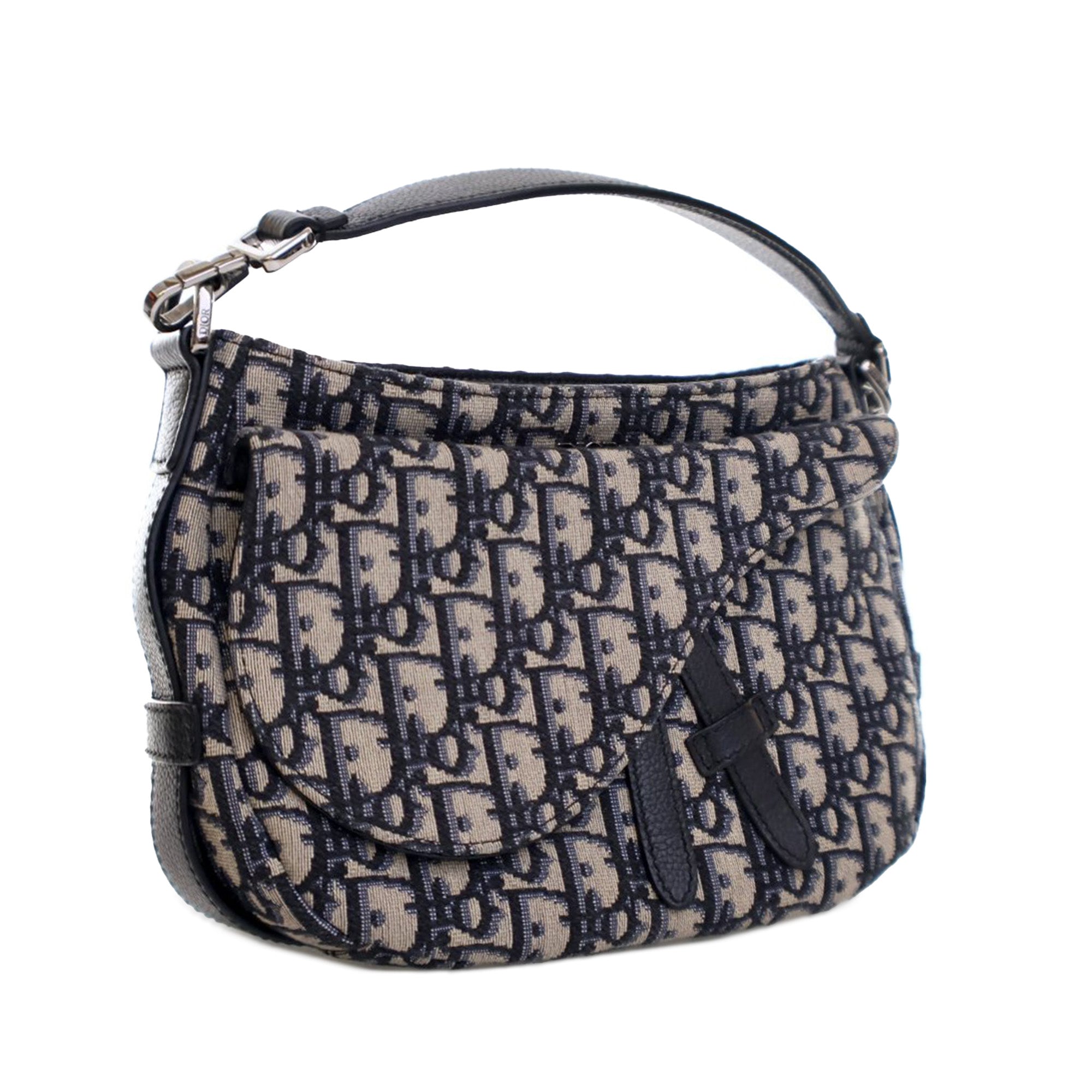 Dior Mini Oblique Canvas Soft Saddle Satchel - image 2