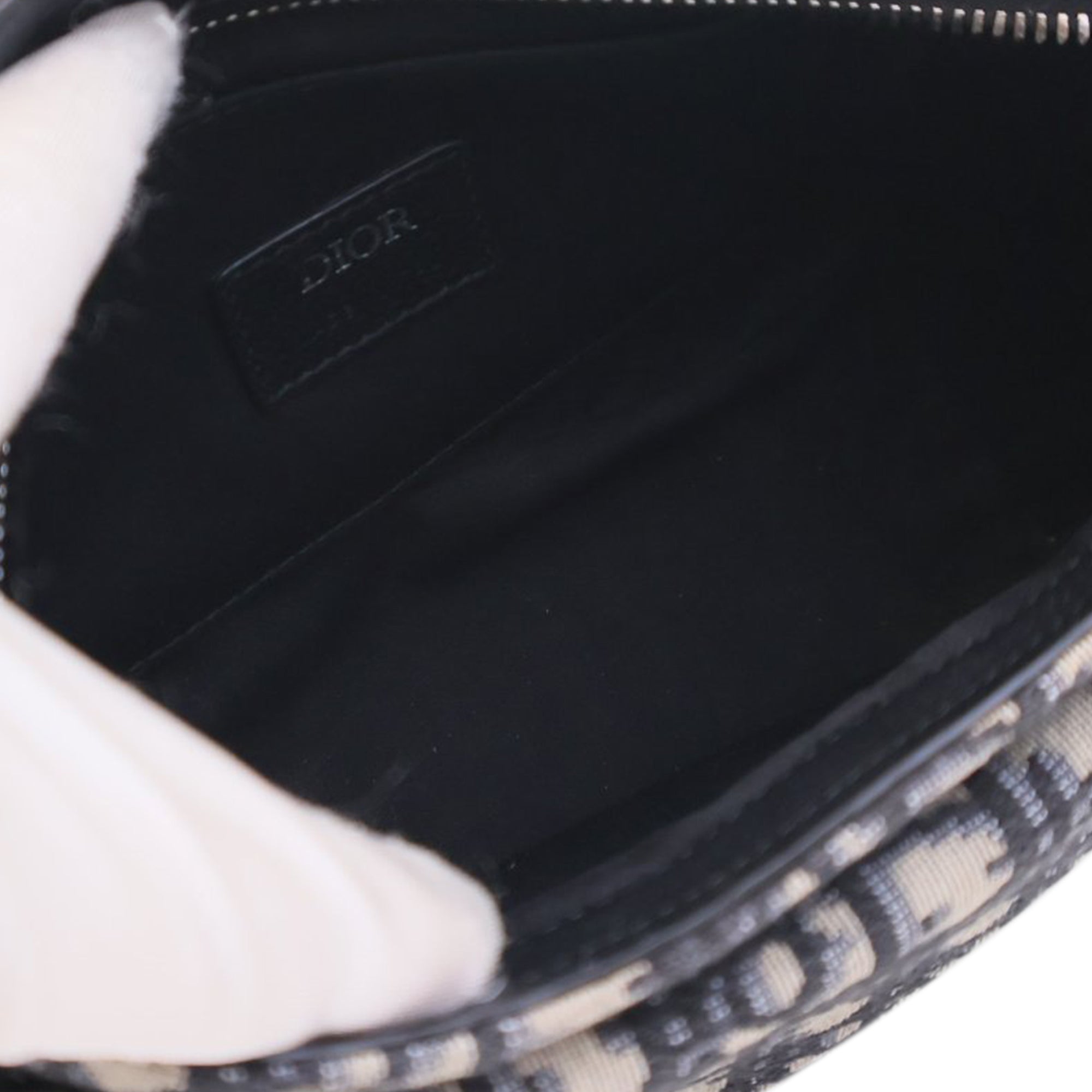 Dior Mini Oblique Canvas Soft Saddle Satchel - image 5