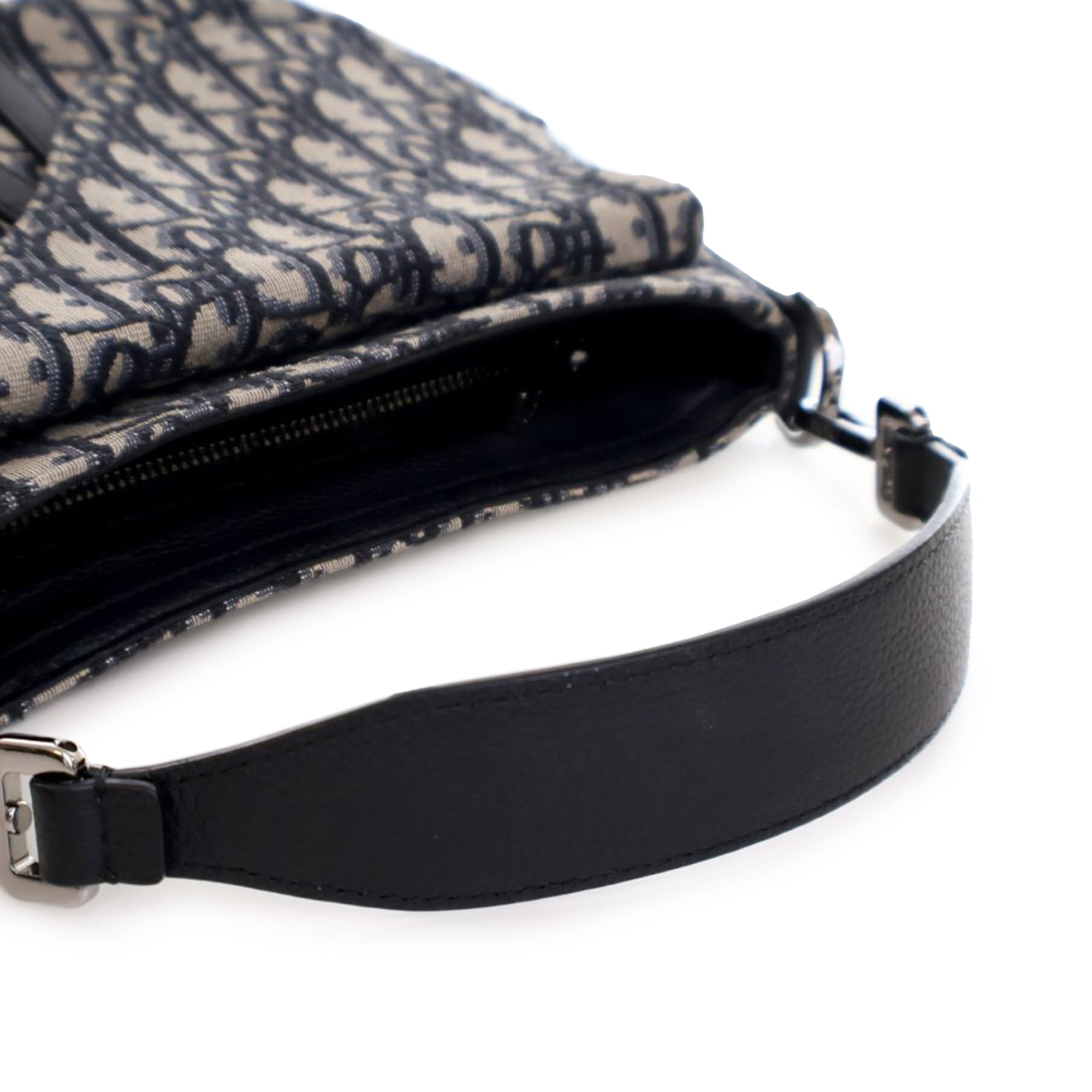 Dior Mini Oblique Canvas Soft Saddle Satchel - image 9