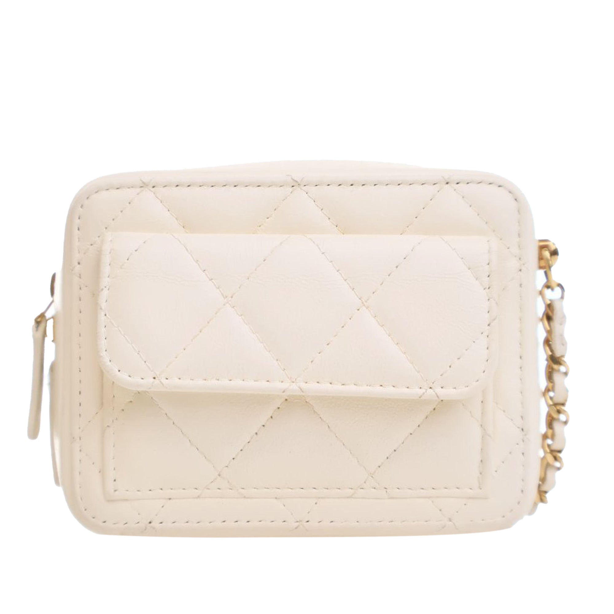 Chanel Mini Quilted Lambskin CC Vanity Case - image 3