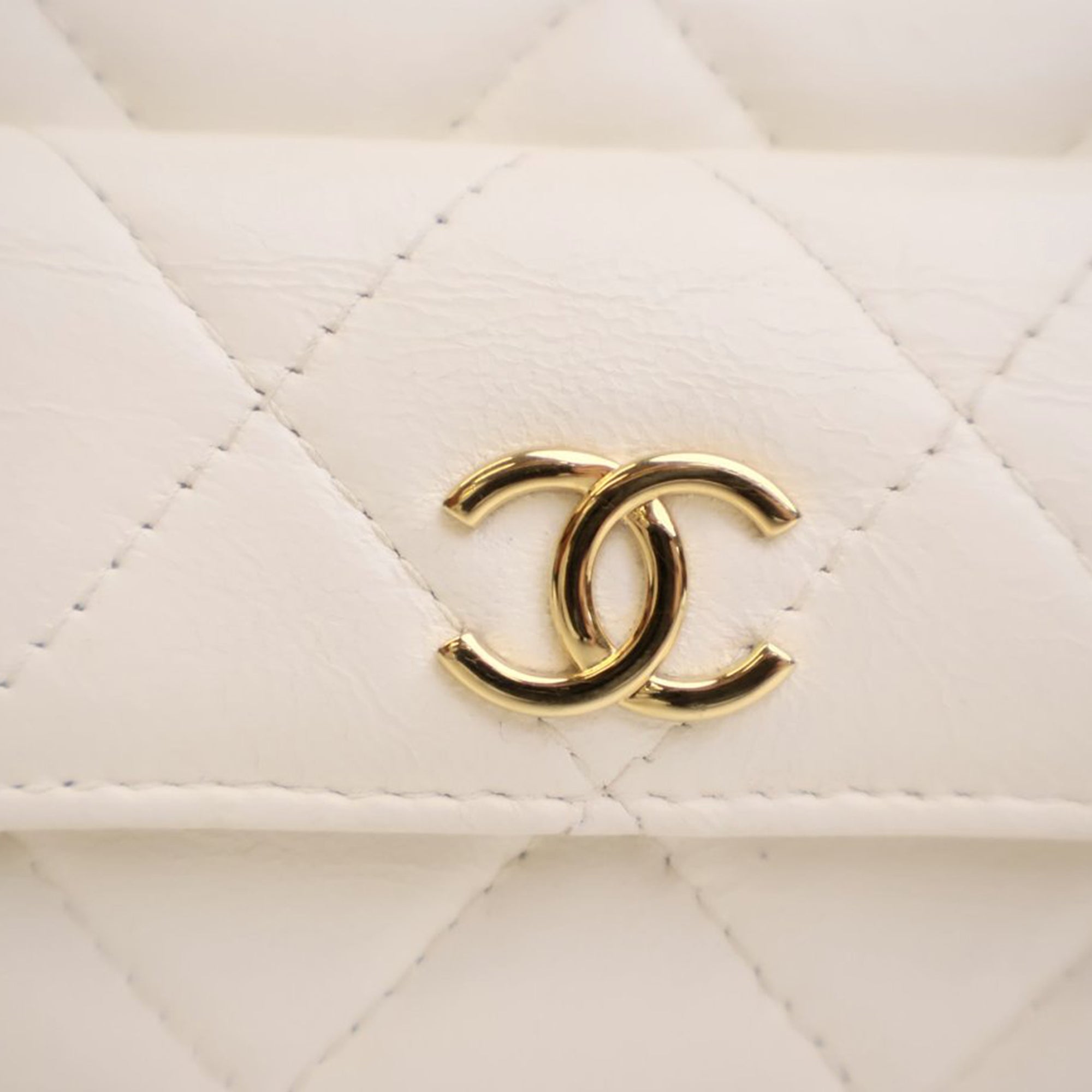 Chanel Mini Quilted Lambskin CC Vanity Case - image 7