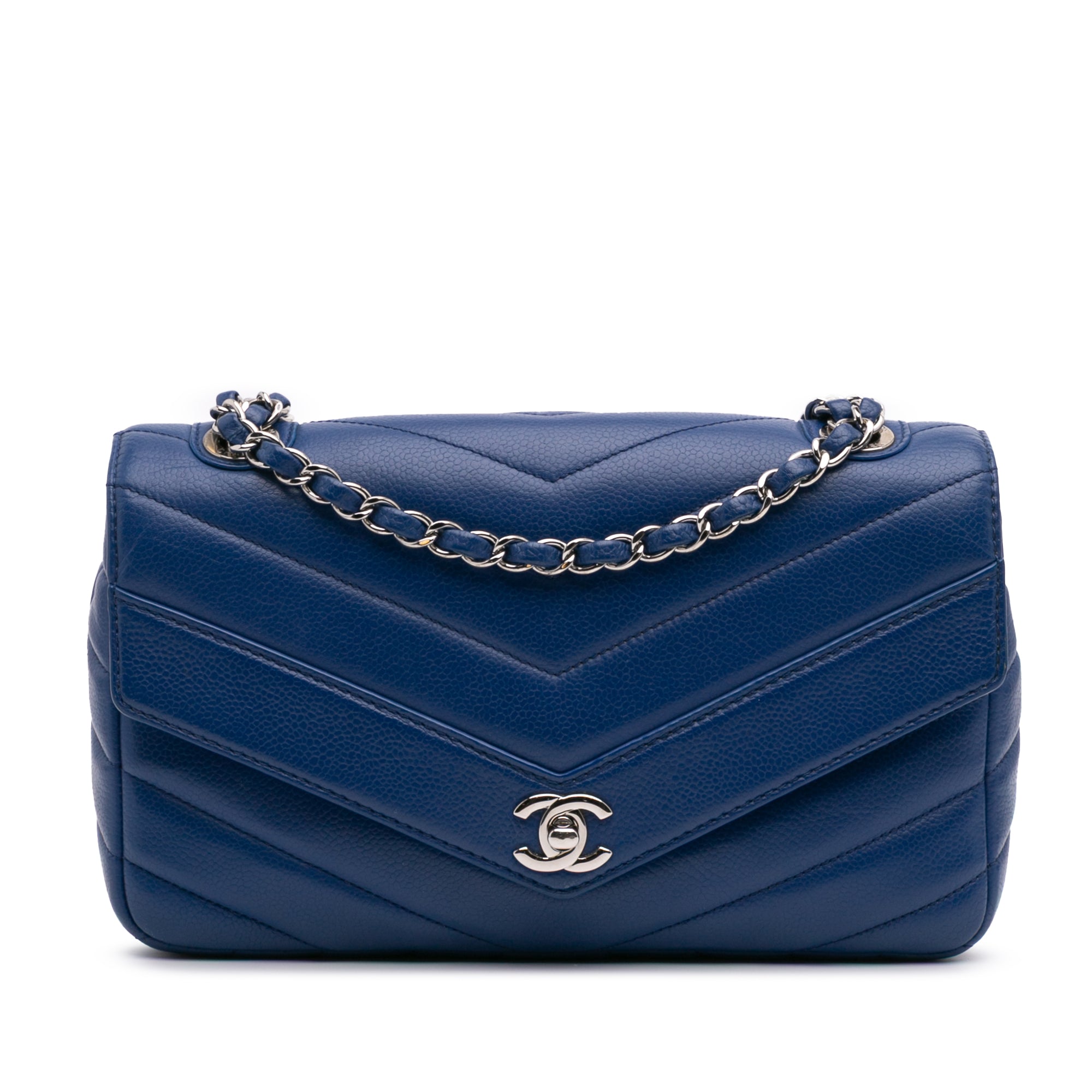 Chanel Medium Chevron Caviar Data Center Envelope Flap - image 1