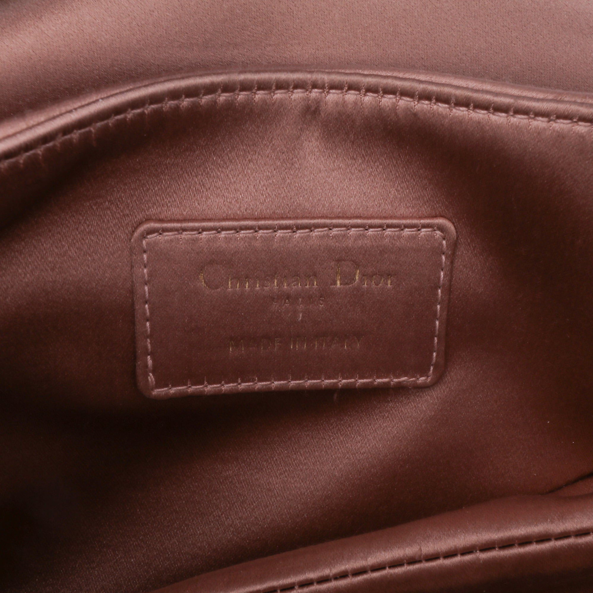 Dior Mini Satin Crystal Embellished Saddle Bag - image 5