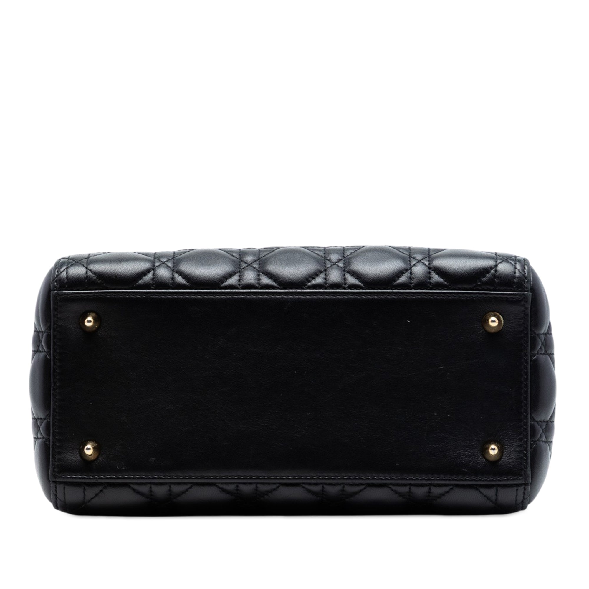 Dior Medium Lambskin Cannage Lady Dior - image 3