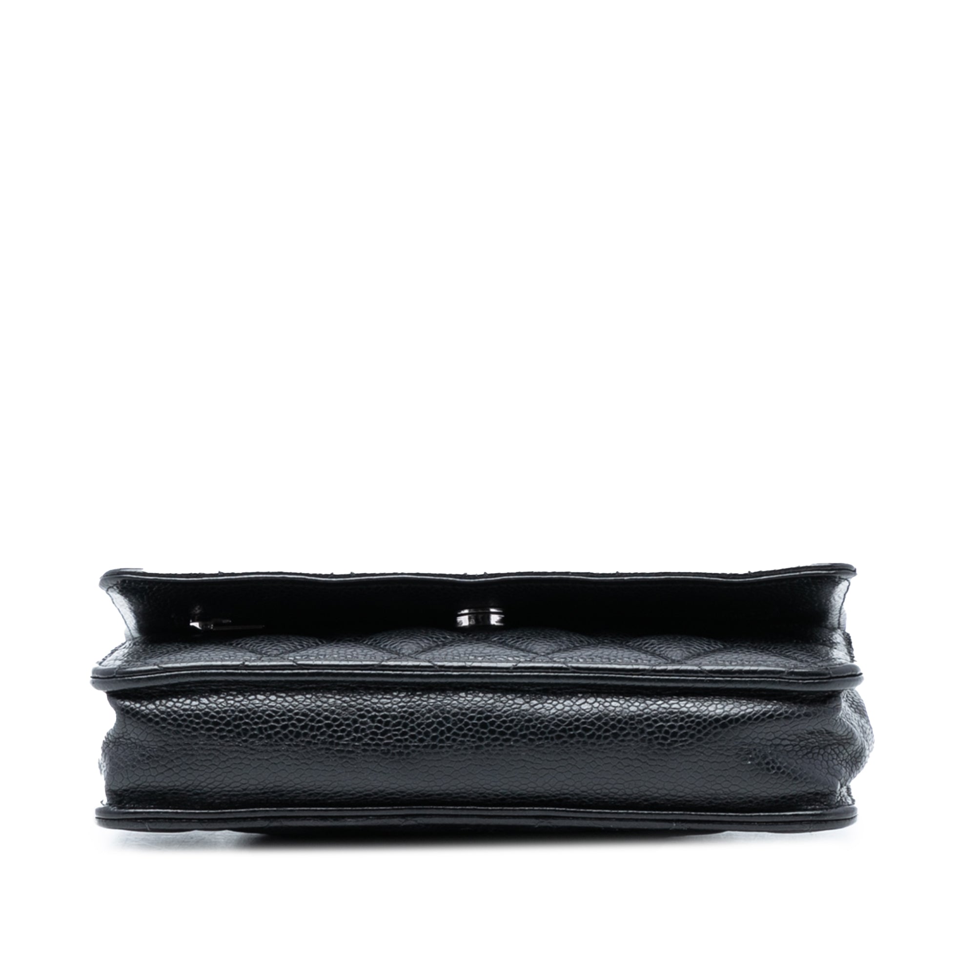 Chanel CC Quilted Caviar Wallet on Chain - image 3