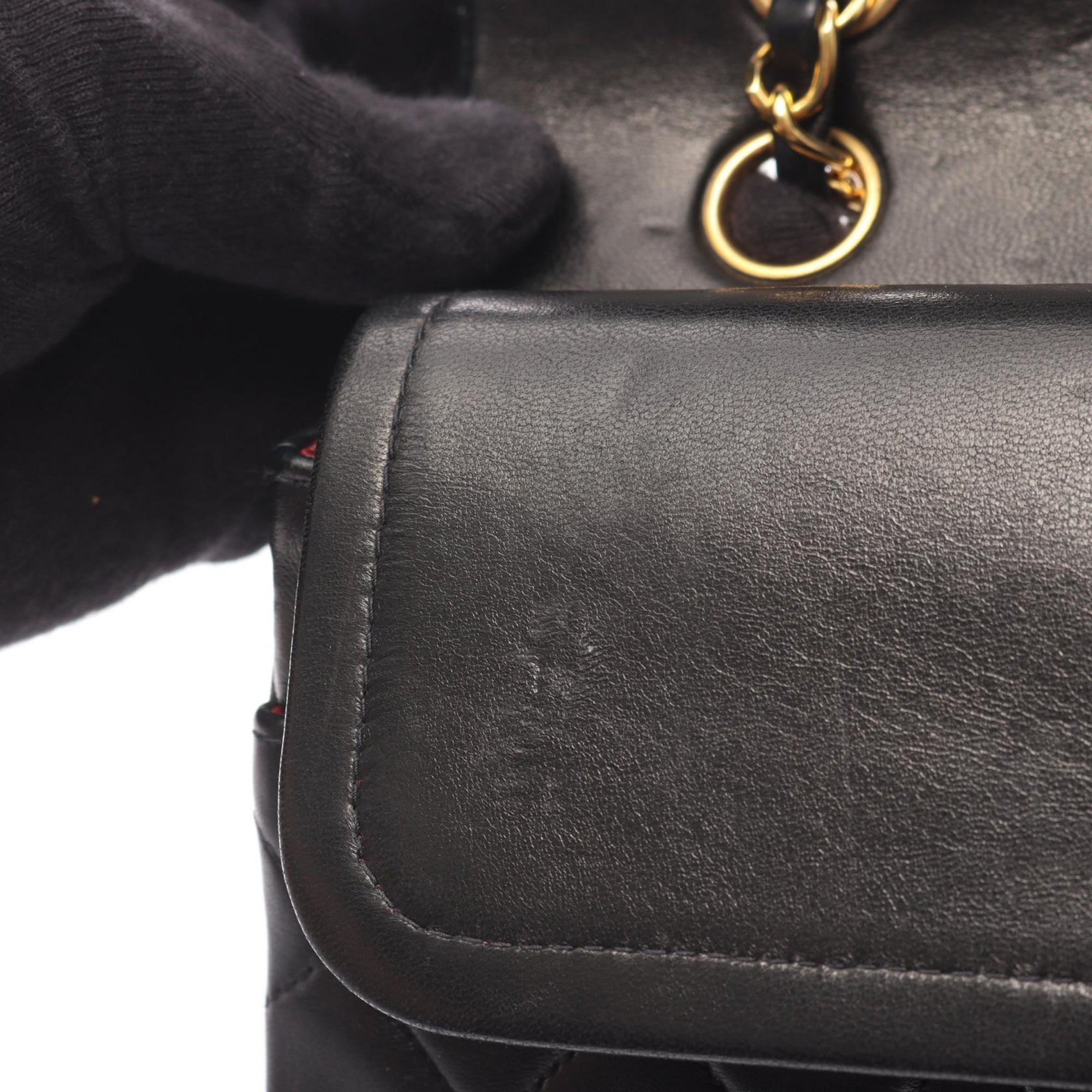 Chanel Medium Classic Lambskin Double Flap - image 11