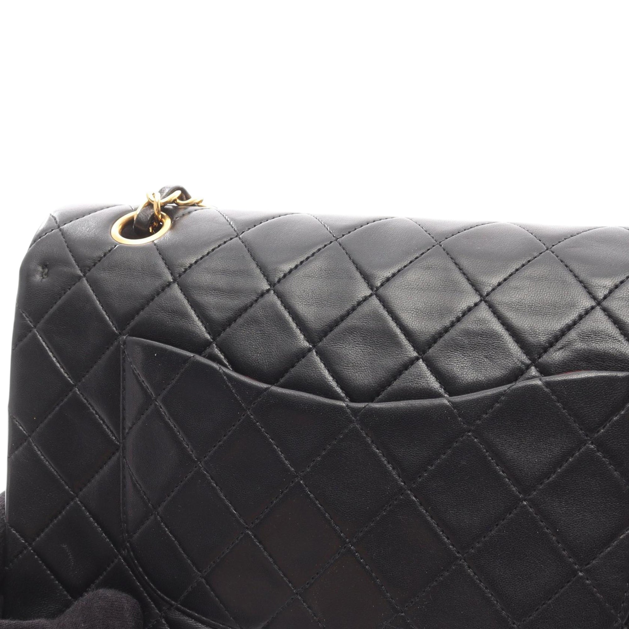 Chanel Medium Classic Lambskin Double Flap - image 8