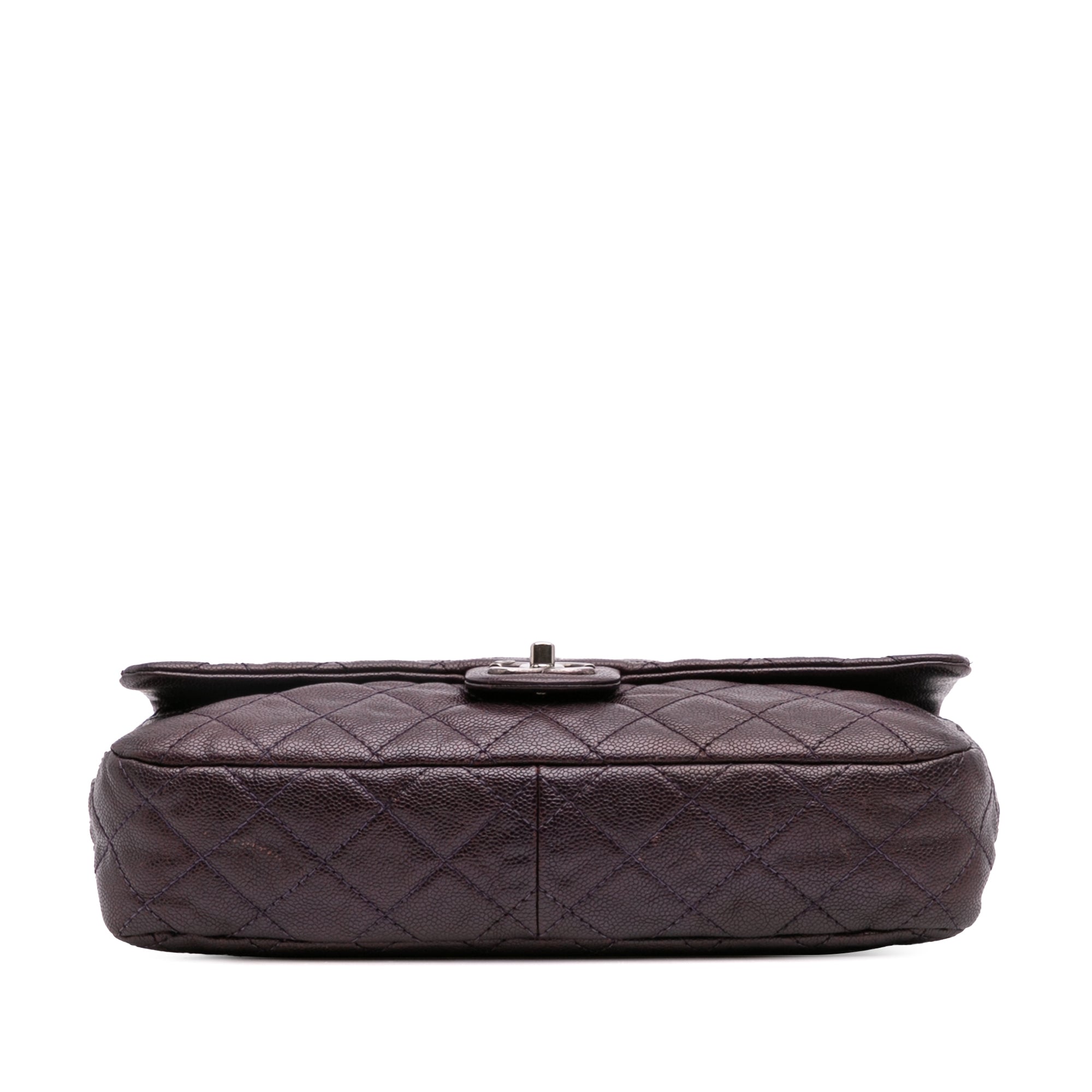 Chanel Jumbo Quilted Iridescent Caviar Easy Flap - image 3
