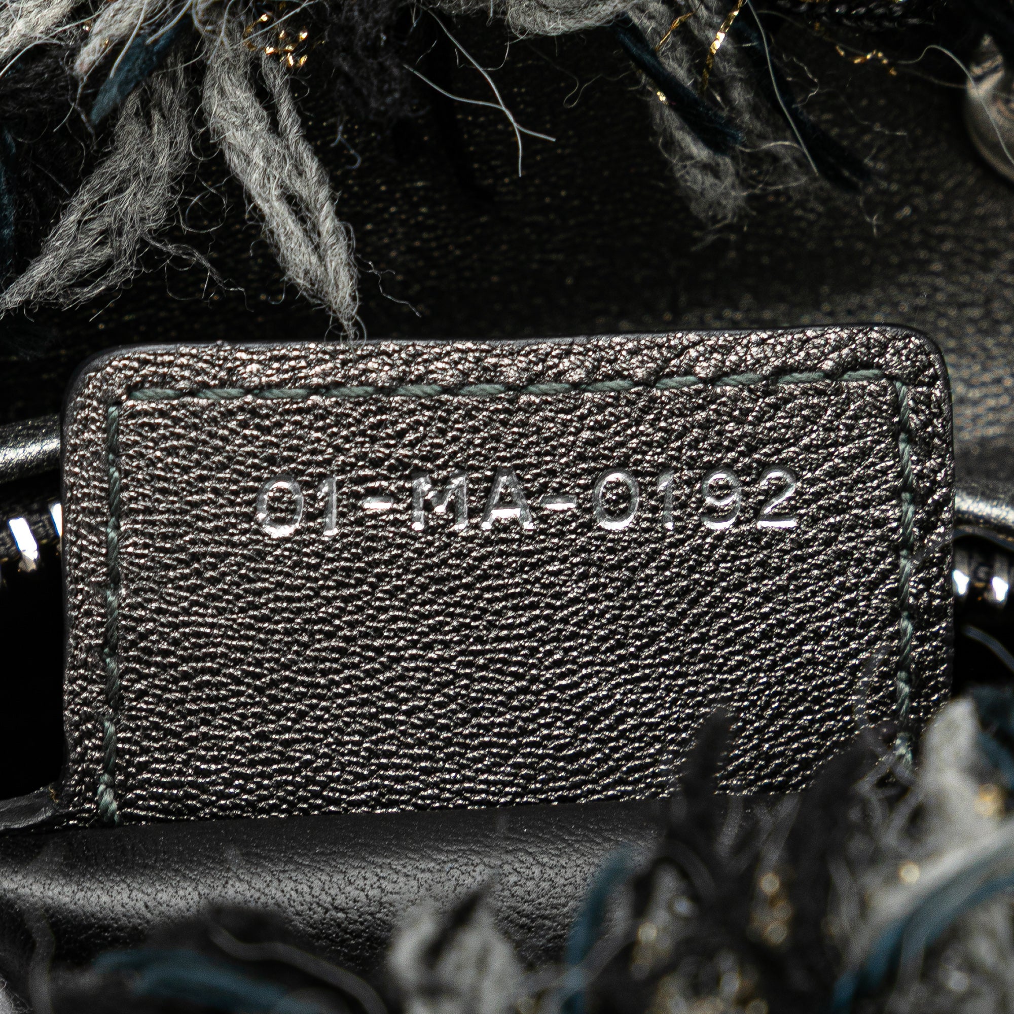 Dior Medium Tweed Cannage Fringe Lady Dior - image 6