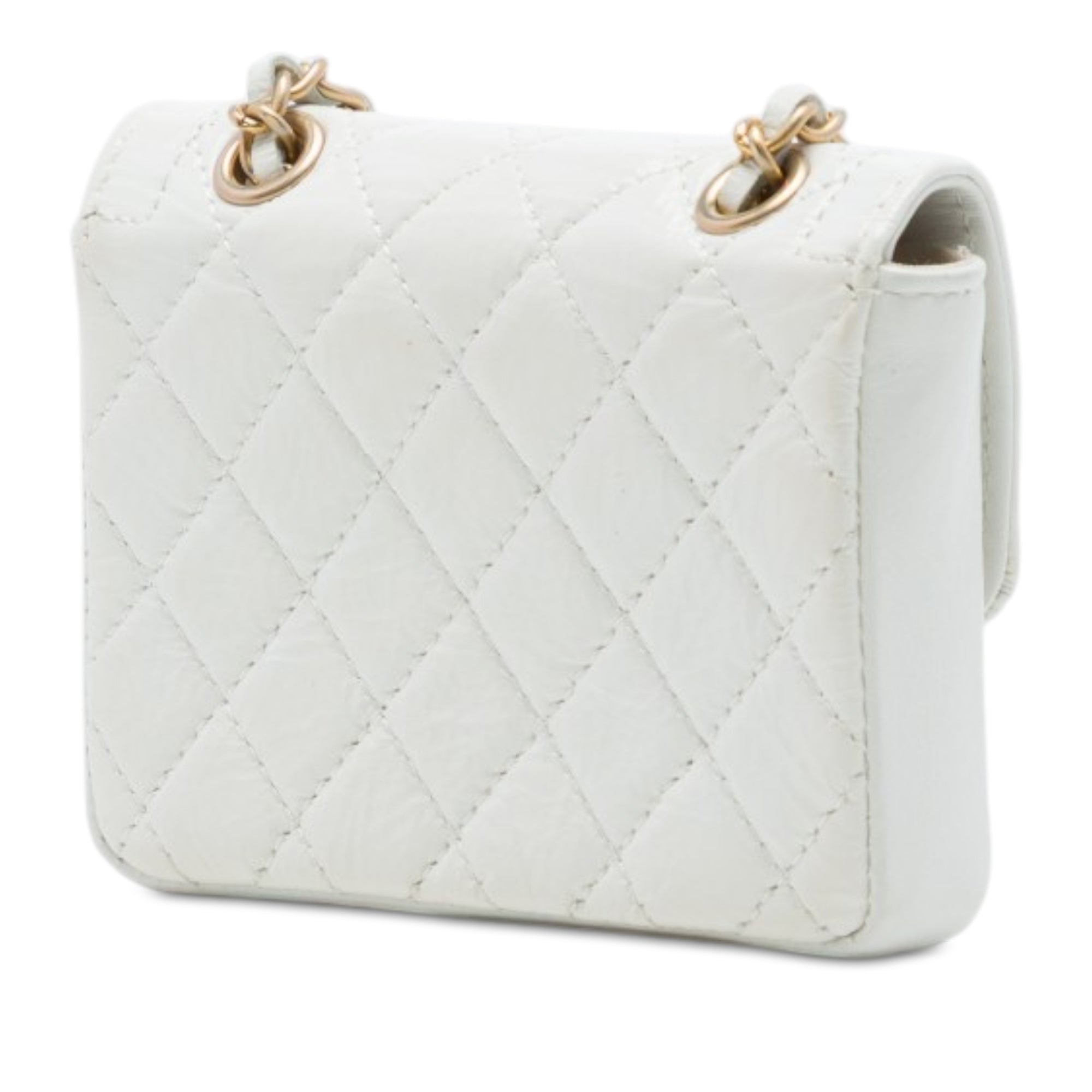 Chanel CC Quilted Shiny Aged Calfskin Waist Bag - image 2