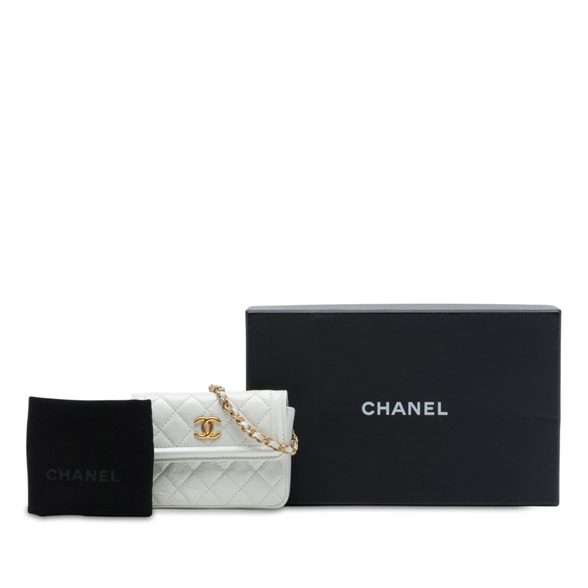 Chanel CC Quilted Shiny Aged Calfskin Waist Bag - image 7