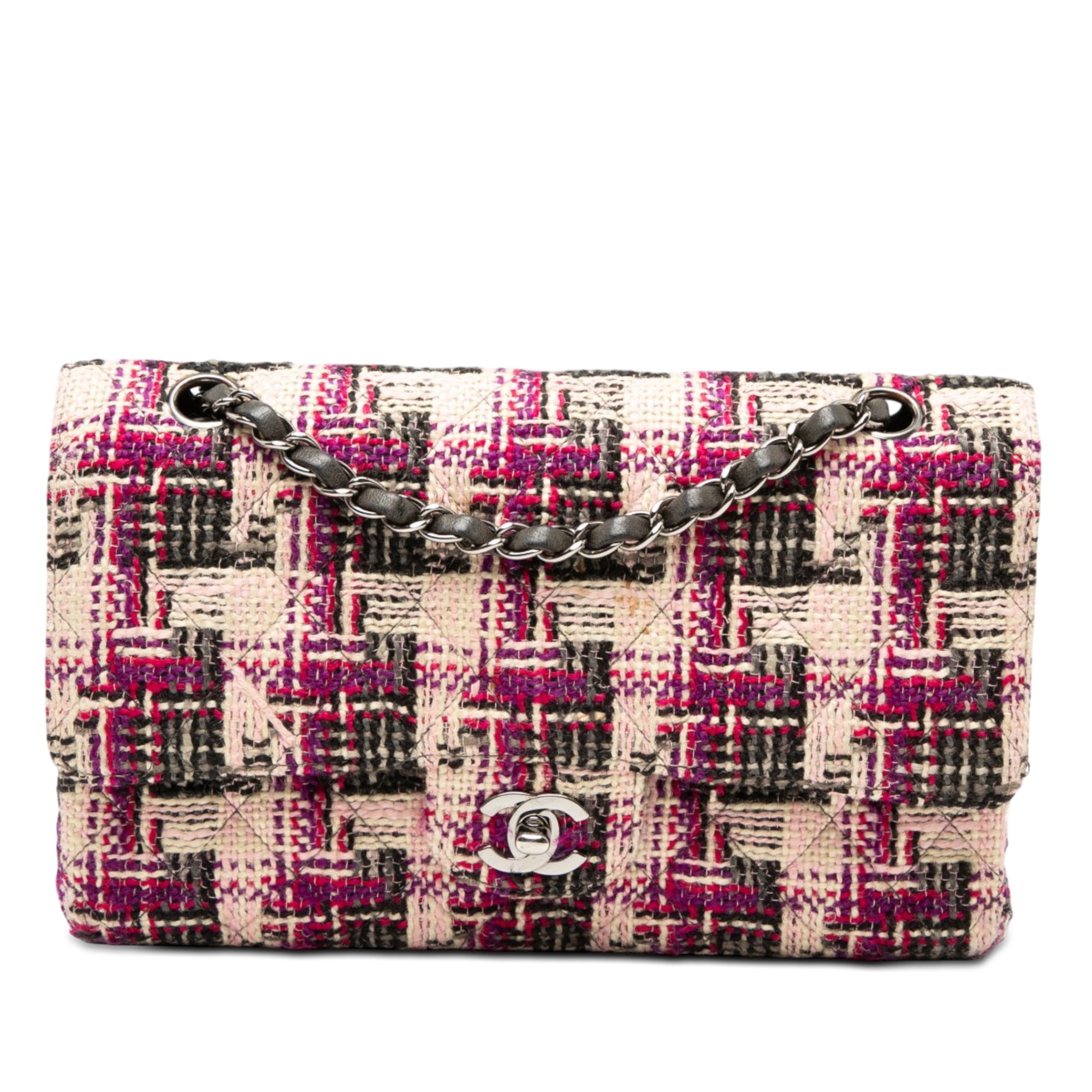 Chanel Medium Classic Tweed Double Flap - image 1