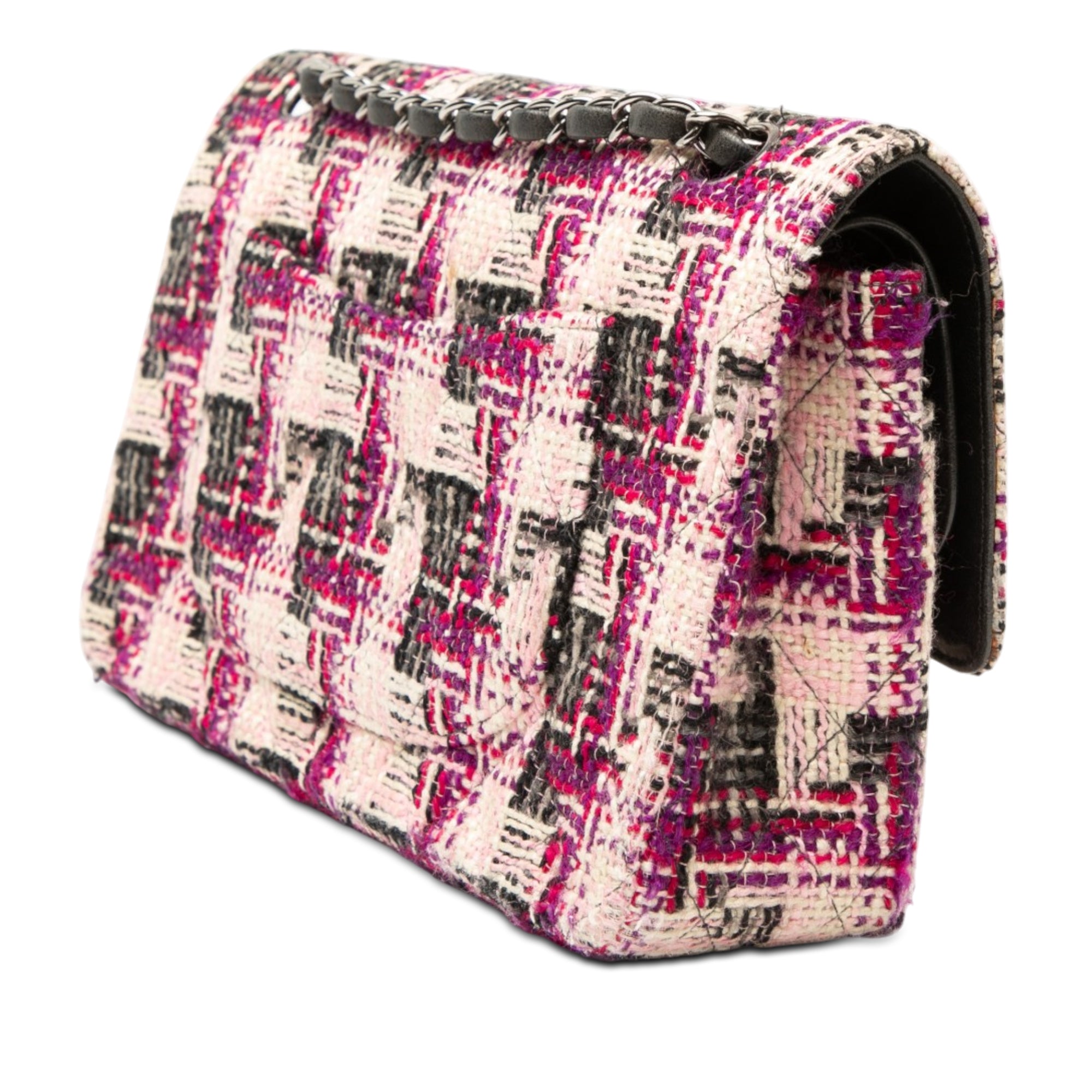 Chanel Medium Classic Tweed Double Flap - image 2