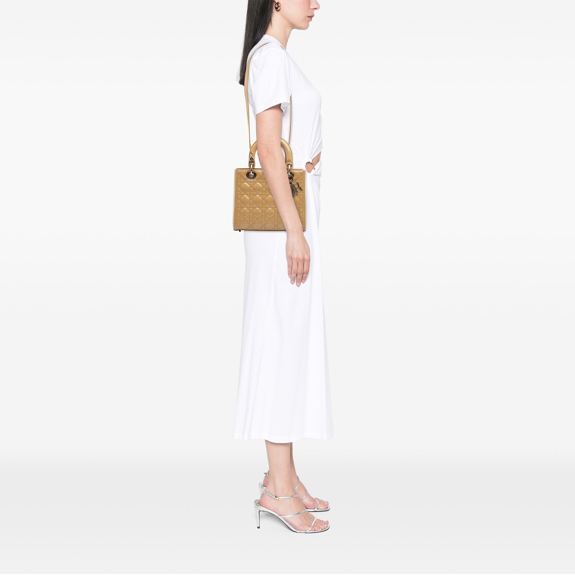 Dior Medium Patent Cannage Lady Dior - image 9
