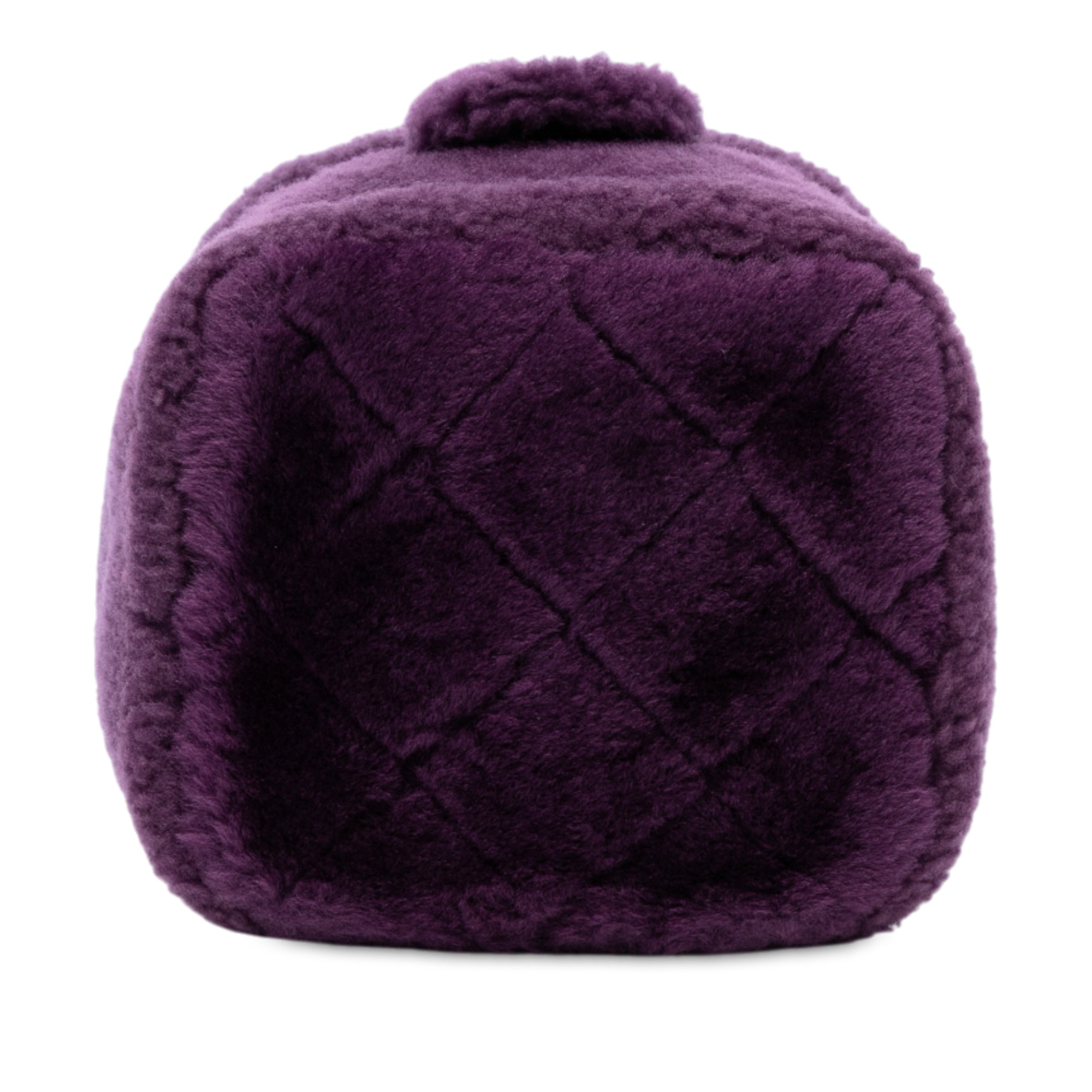 Chanel Small Quilted Shearling Vanity Case - image 3