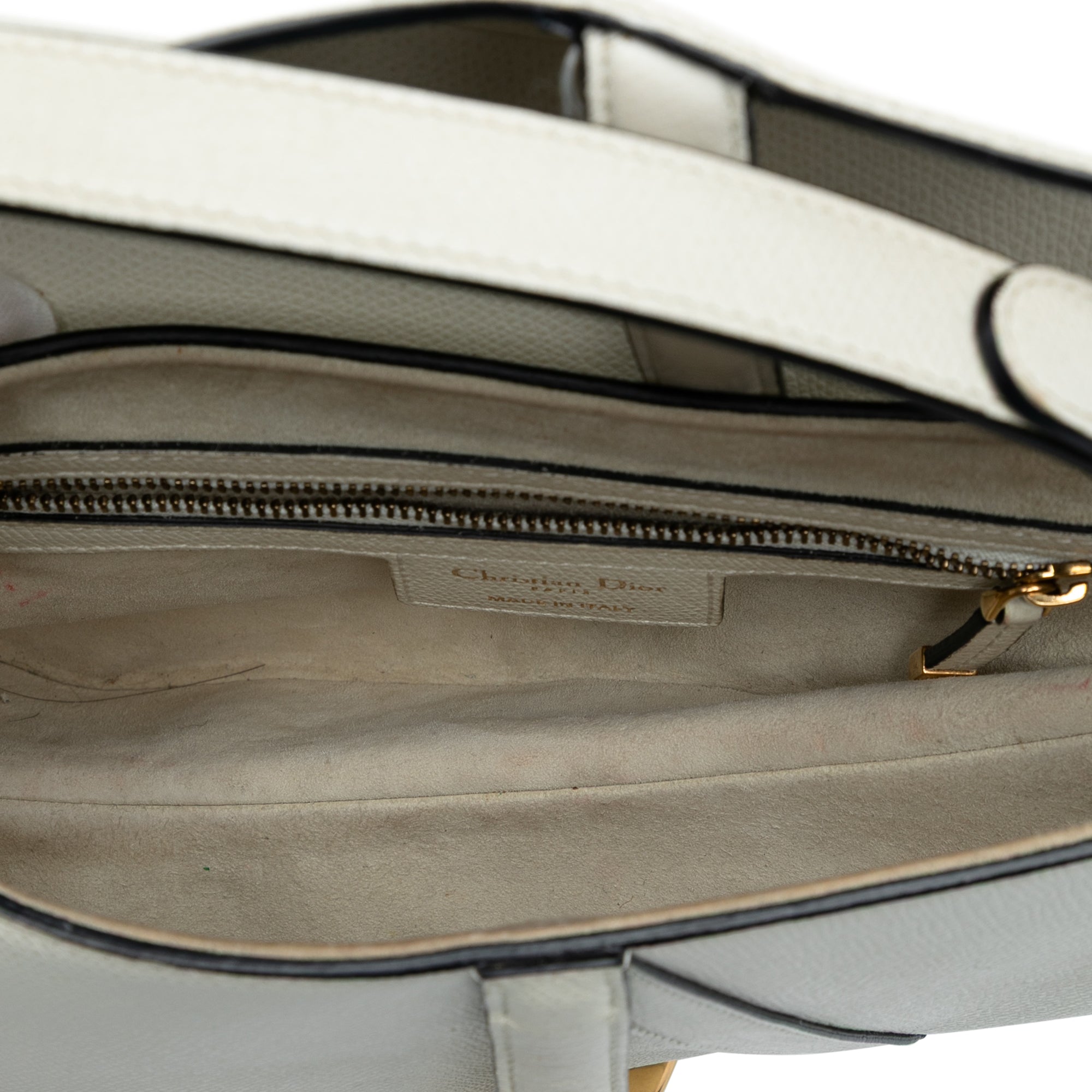 Dior Grained Calfskin Saddle Bag - image 4