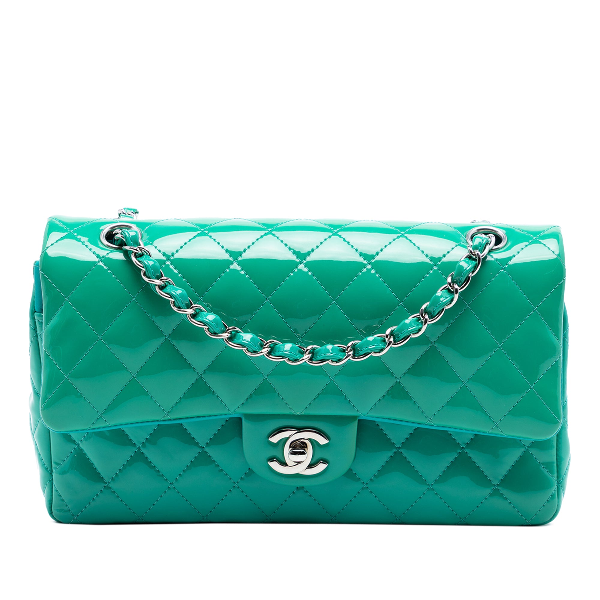 Chanel Medium Classic Patent Double Flap - image 1