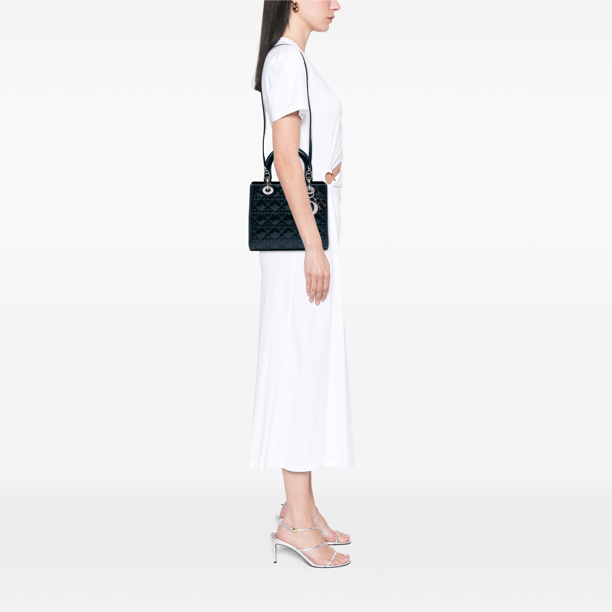 Dior Medium Patent Cannage Lady Dior - image 7