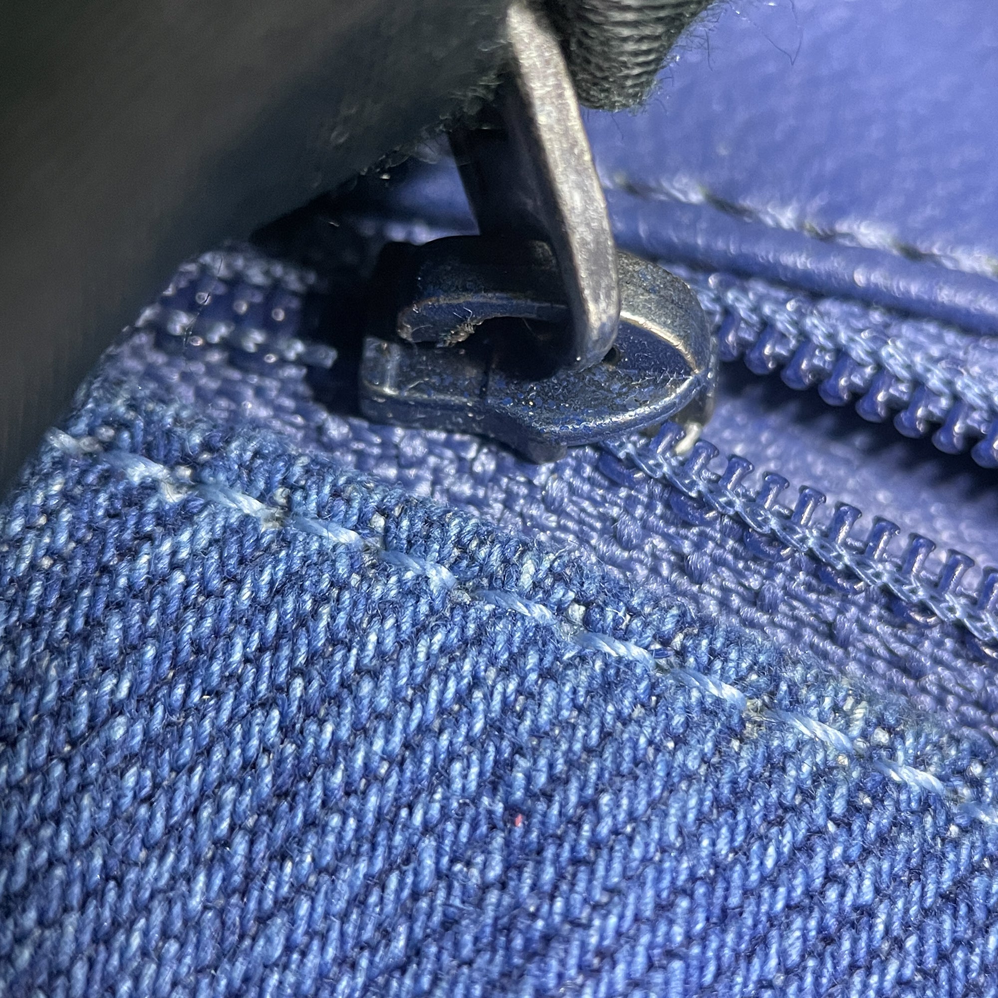 Chanel Large Quilted Denim Boy Flap - image 10