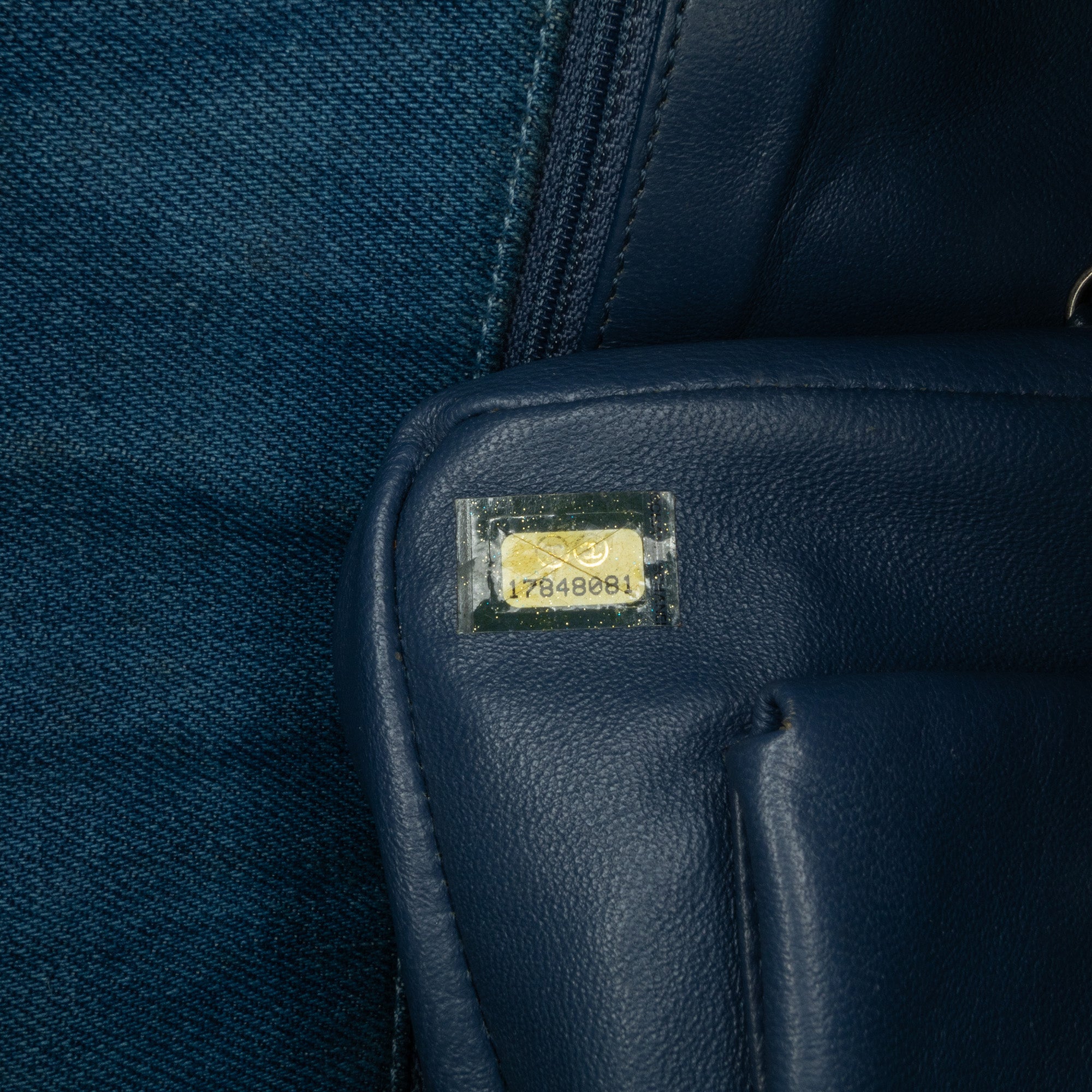 Chanel Large Quilted Denim Boy Flap - image 6