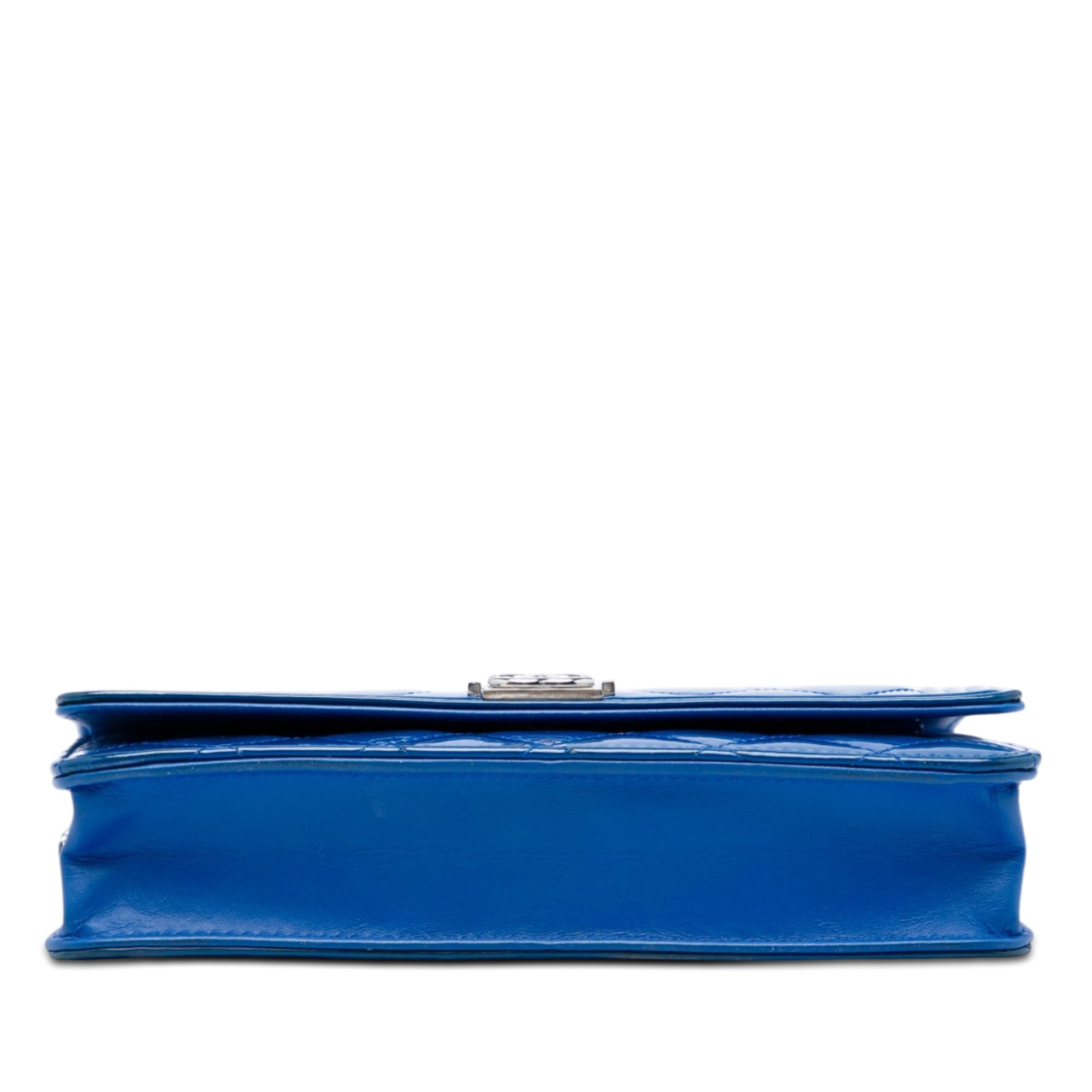 Chanel Quilted Patent Boy Wallet on Chain - image 3