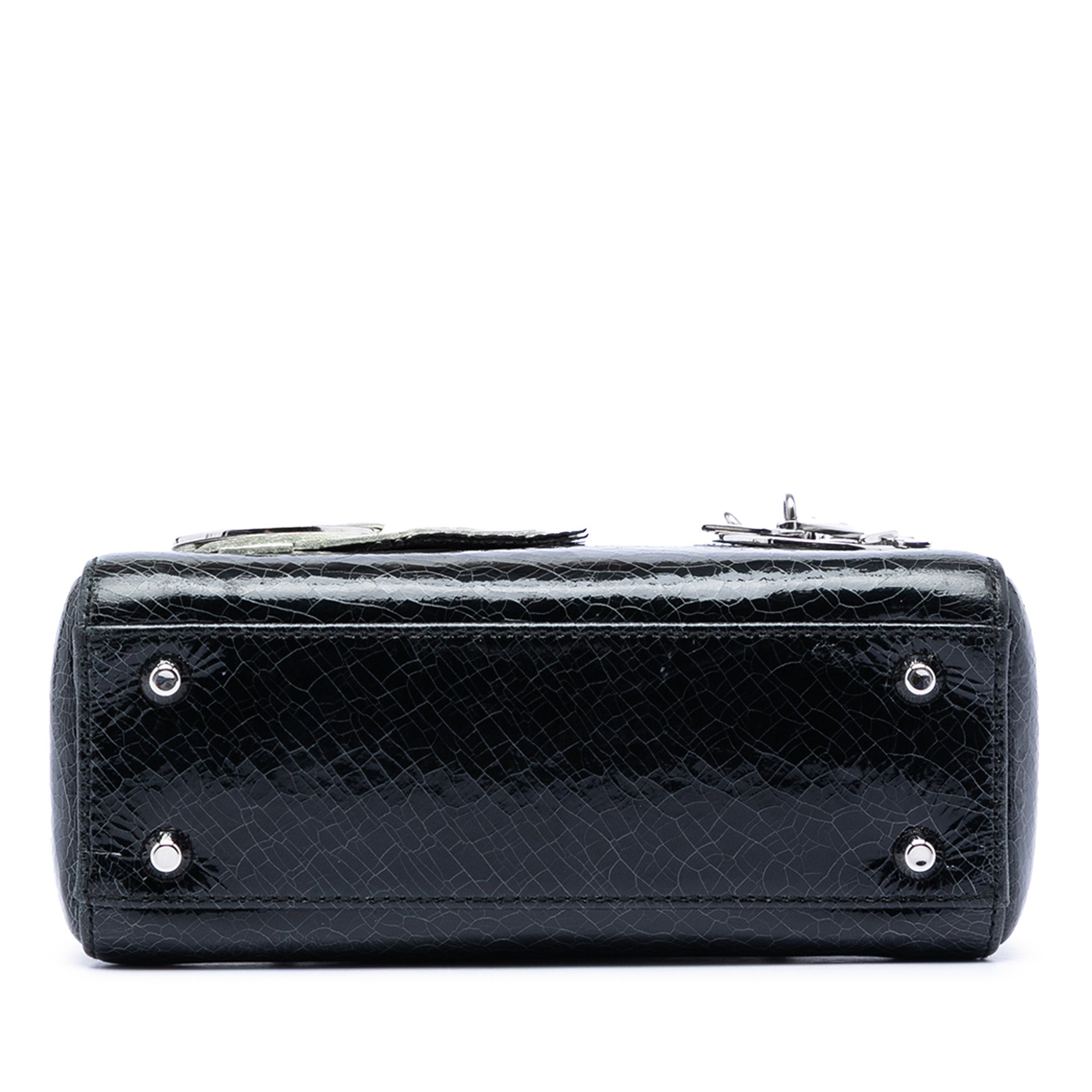 Dior Mini Deerskin Ceramic Effect Jeweled Swan Lady Dior - image 3