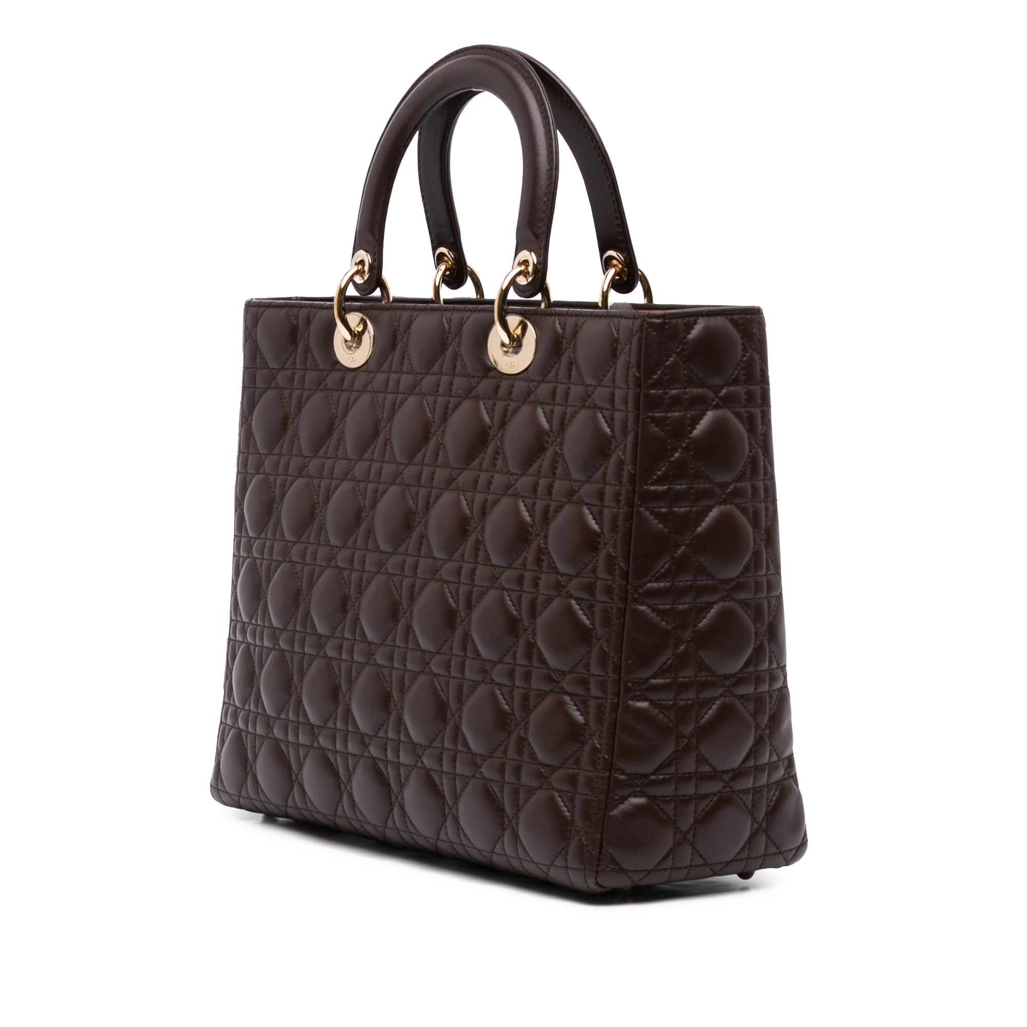Dior Large Lambskin Cannage Lady Dior - image 2
