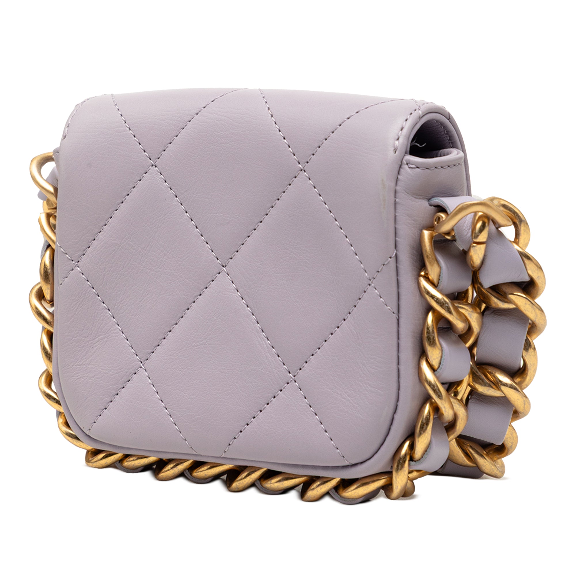 Chanel Mini Quilted Calfskin Framing Chain Flap - image 2