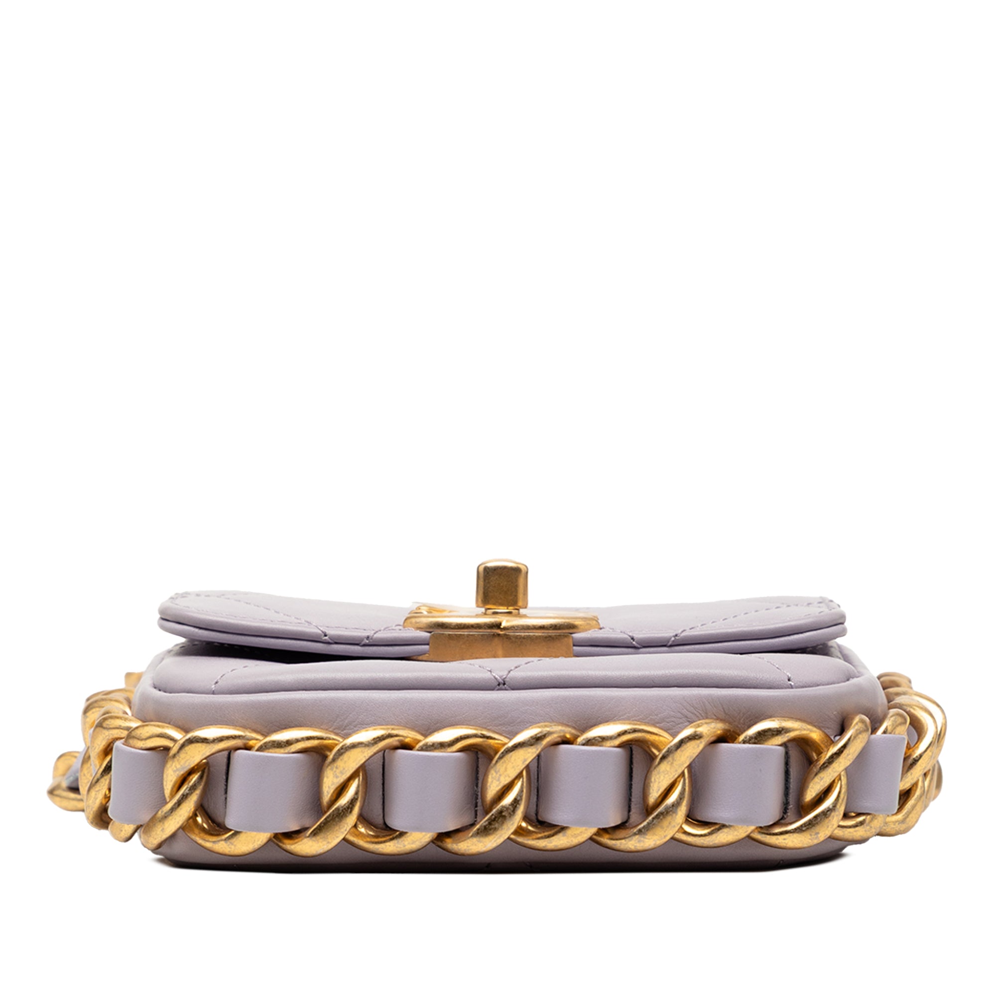 Chanel Mini Quilted Calfskin Framing Chain Flap - image 3