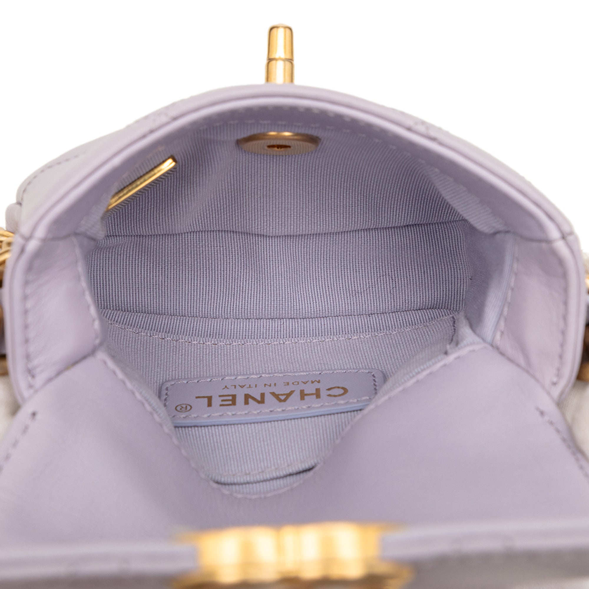 Chanel Mini Quilted Calfskin Framing Chain Flap - image 4