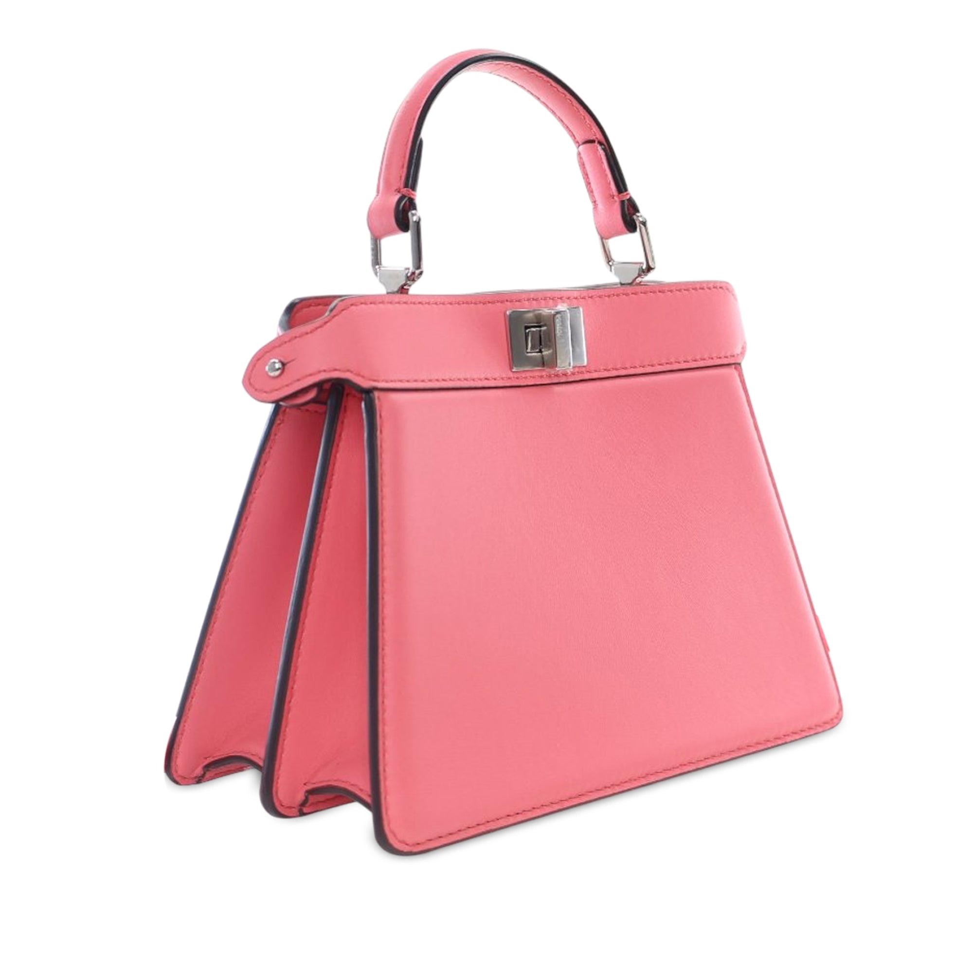 Fendi Petite Leather Peekaboo ISeeU Satchel - image 2