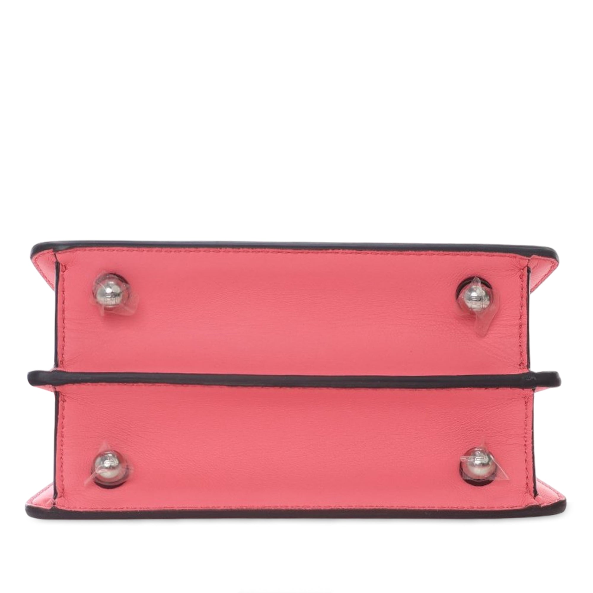 Fendi Petite Leather Peekaboo ISeeU Satchel - image 4