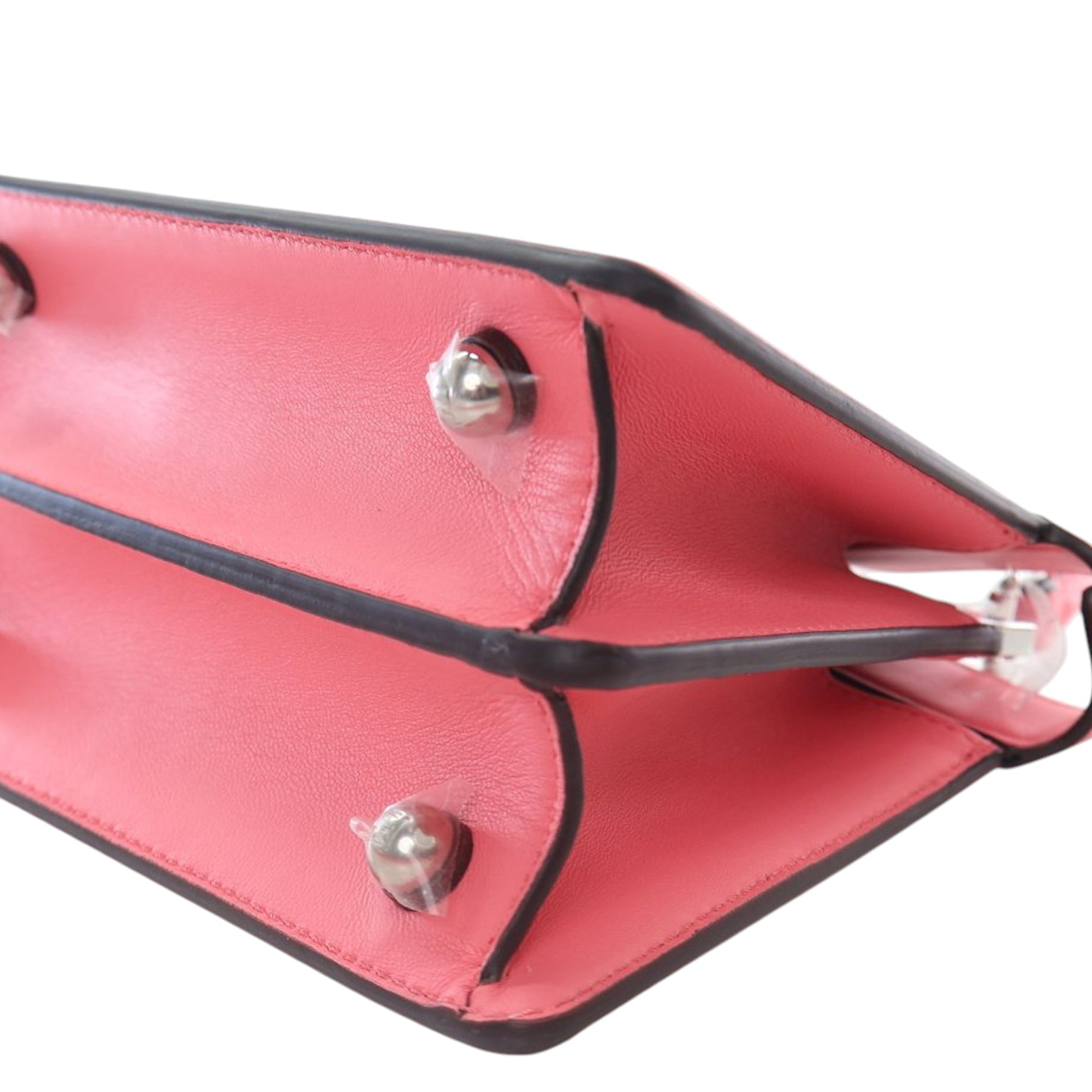 Fendi Petite Leather Peekaboo ISeeU Satchel - image 8