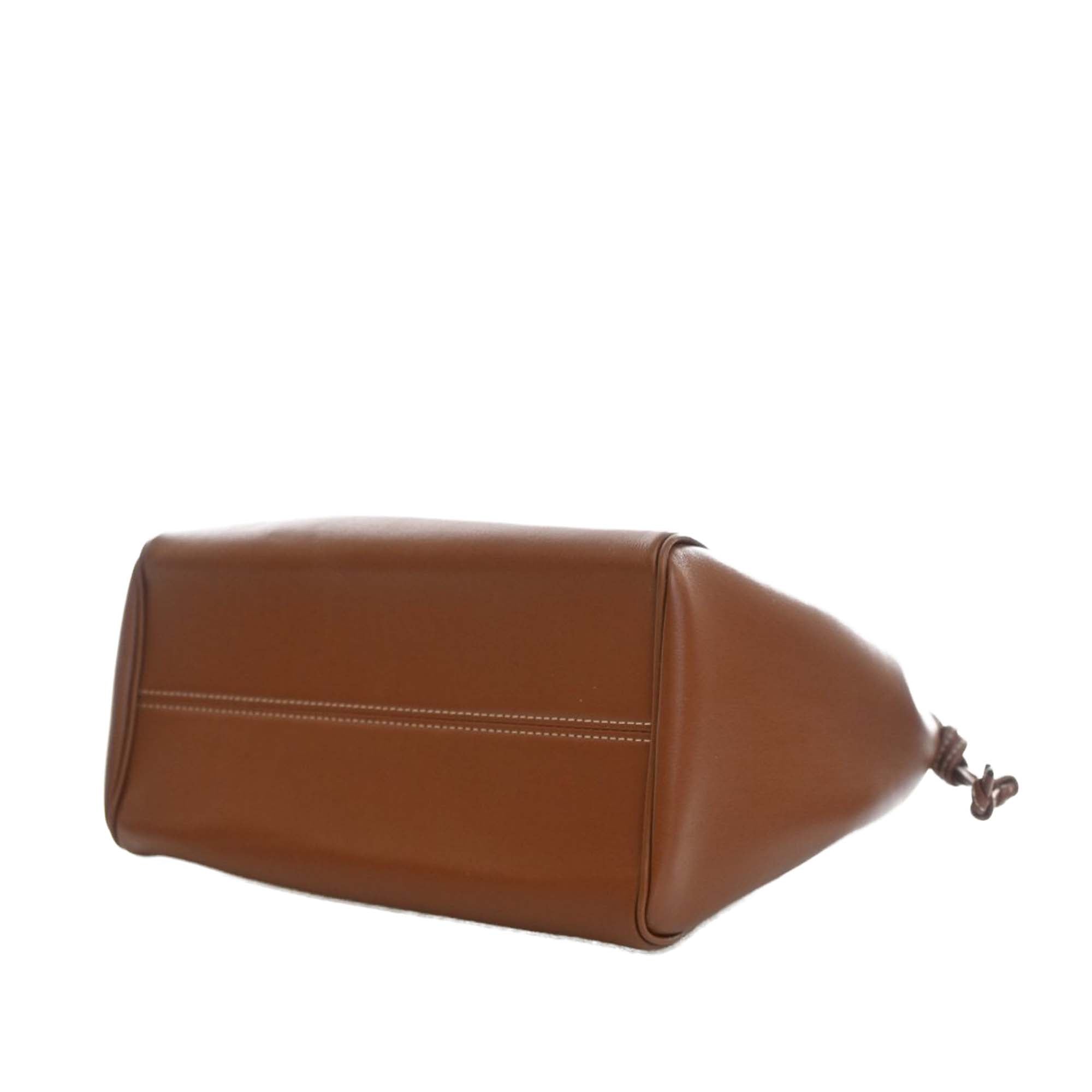Celine Small Calfskin Cuir Triomphe Cabas Drawstring Satchel - image 7