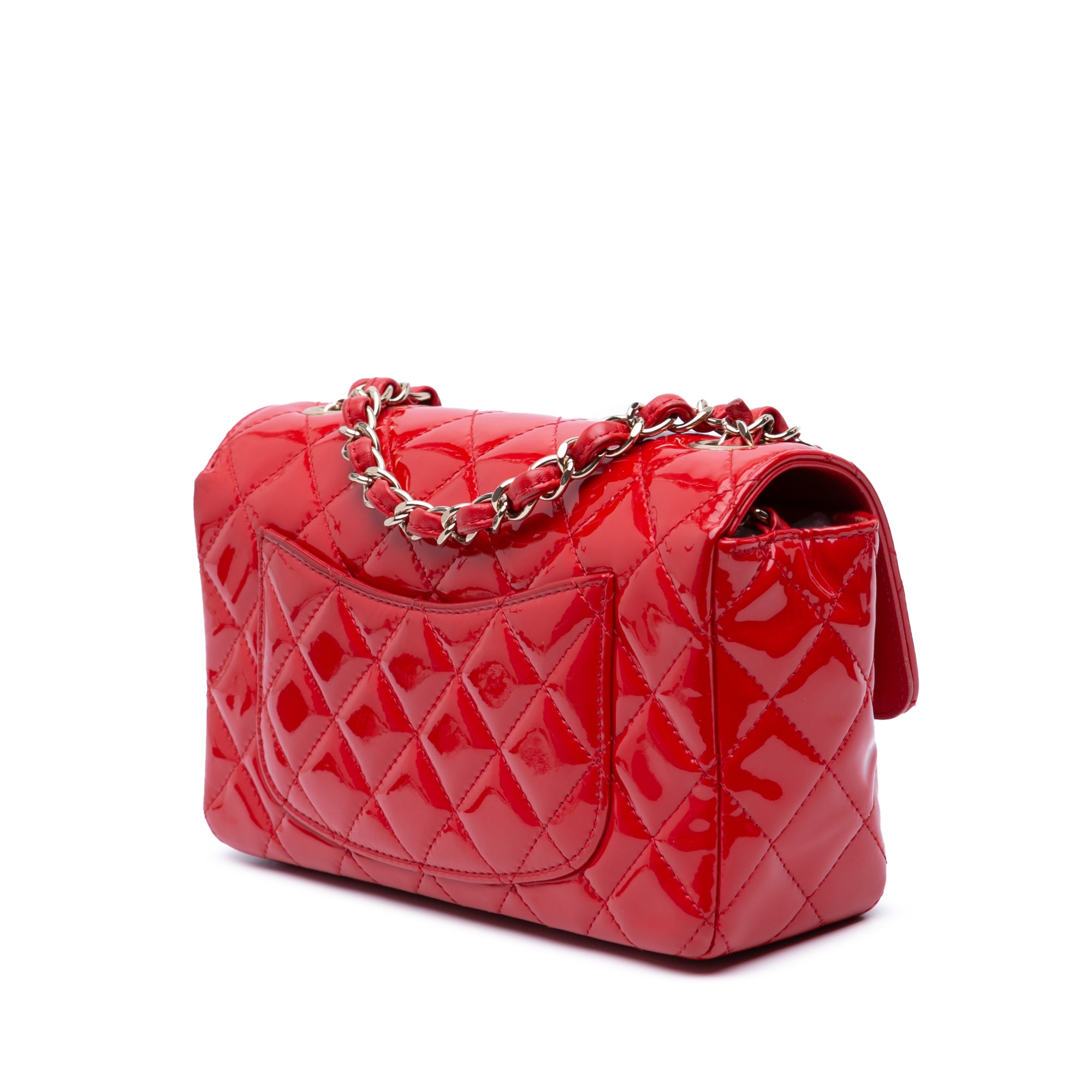 Chanel Mini Rectangular Classic Patent Single Flap - image 2