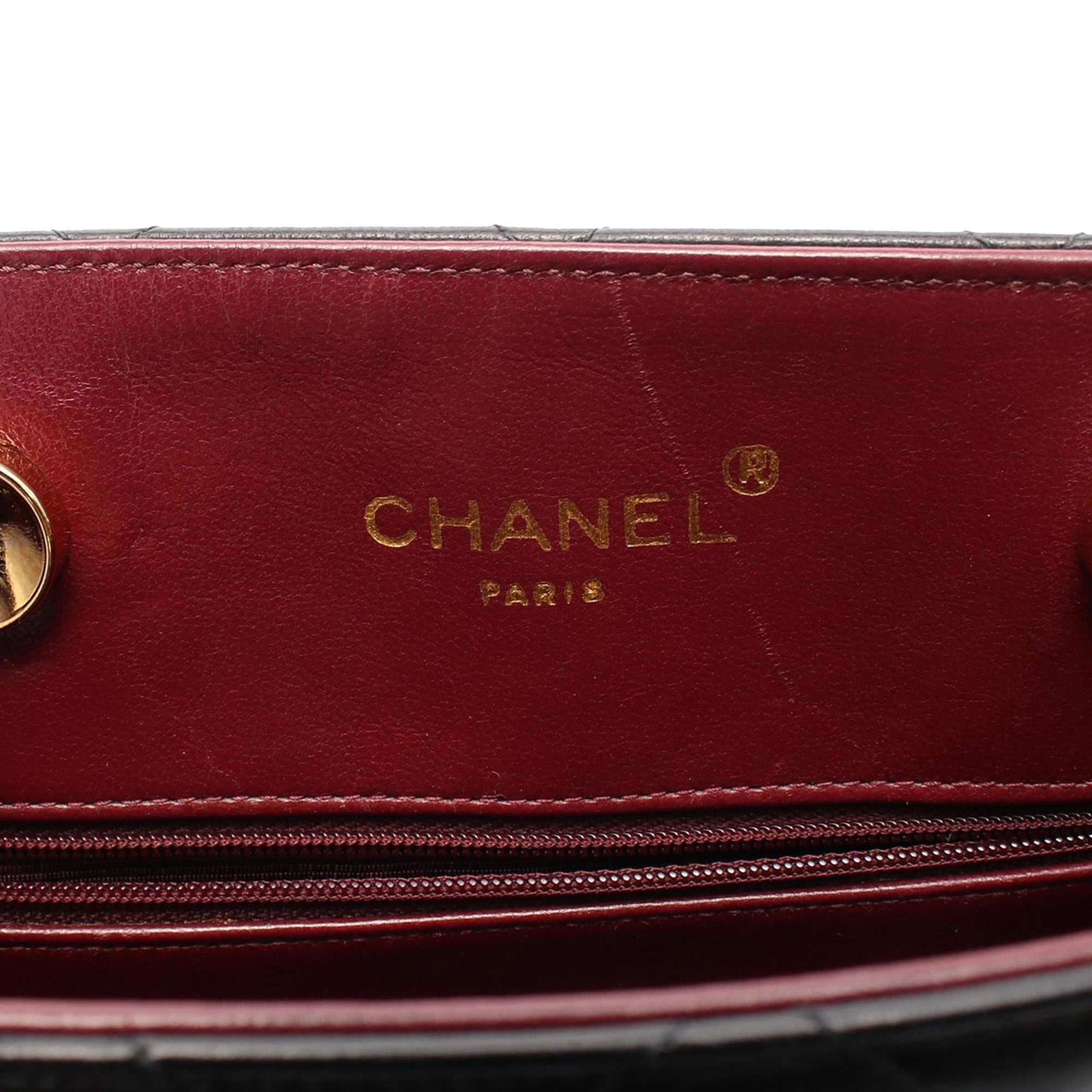 Chanel Quilted Lambskin Chain Shopper Tote - image 4