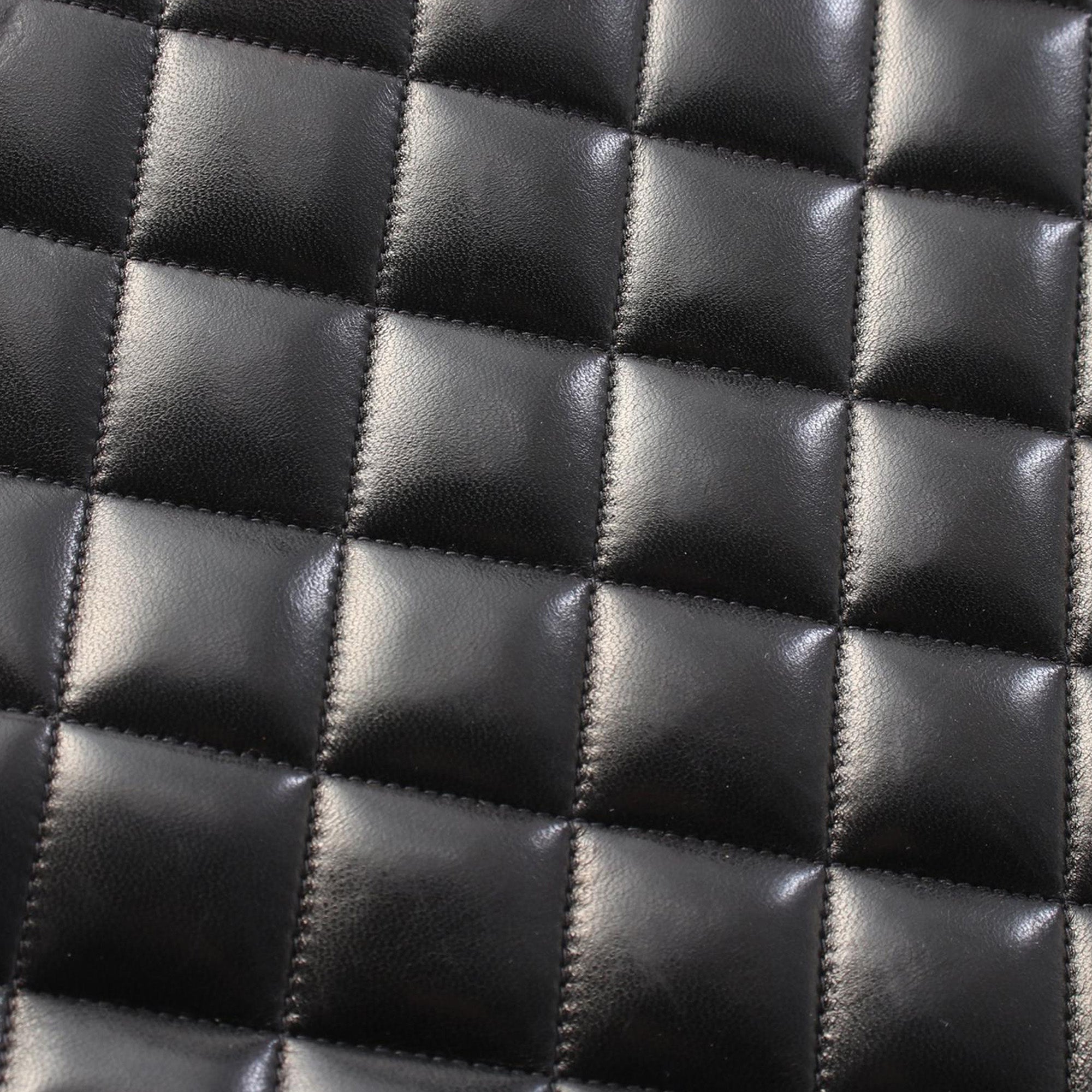 Chanel Quilted Lambskin Chain Shopper Tote - image 7